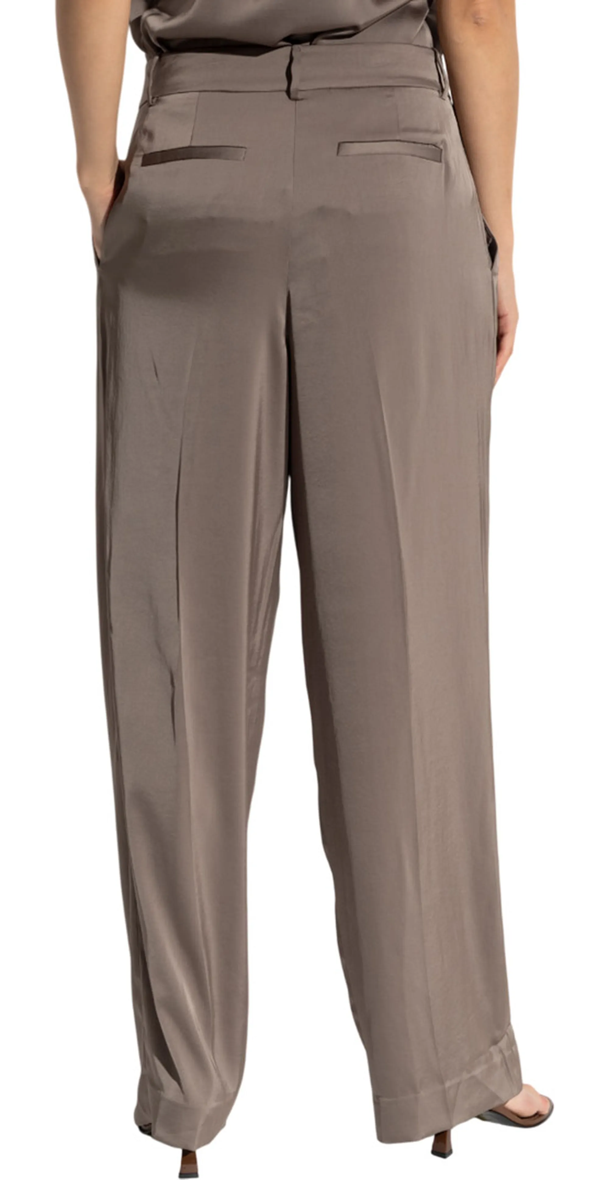 Michael Kors Pantalone A Gamba Larga Beige Mt530Vrayj 155014