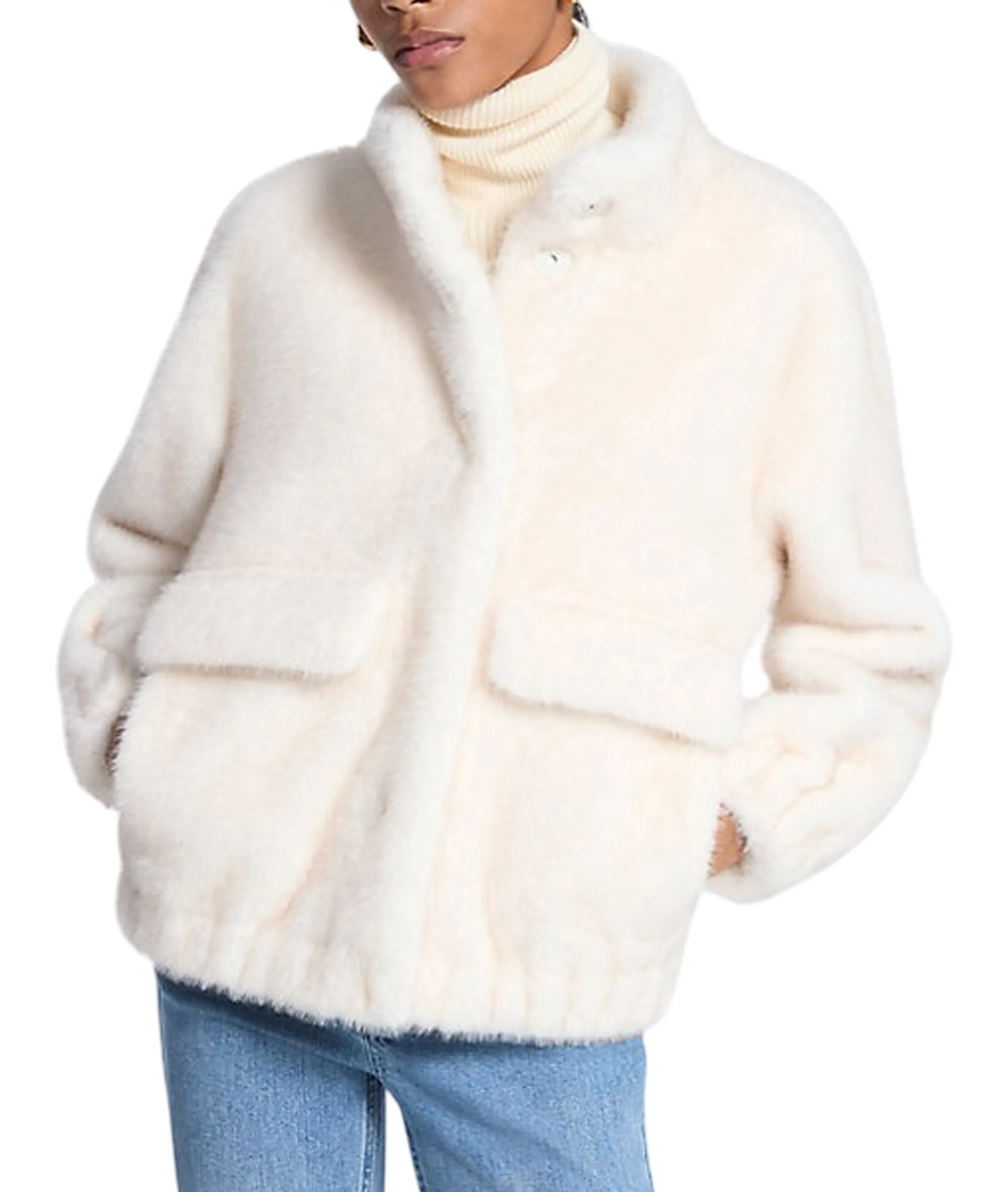 Michael Kors B'Synthetic Fur' Bone 77A1469M52 157716