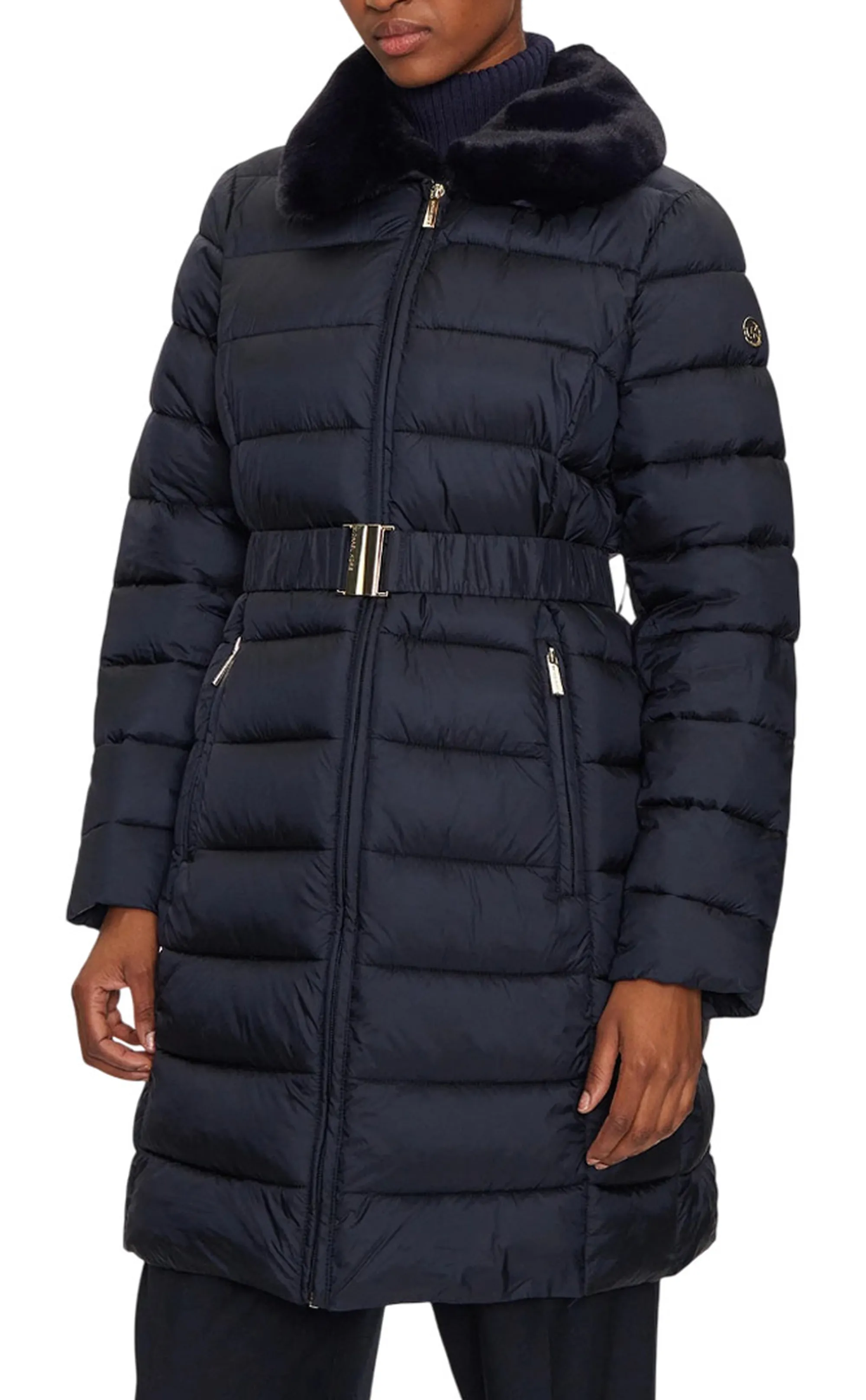 Michael Kors B'Quilted Nylon Down Jacket' Blu 77B6597M42 157686