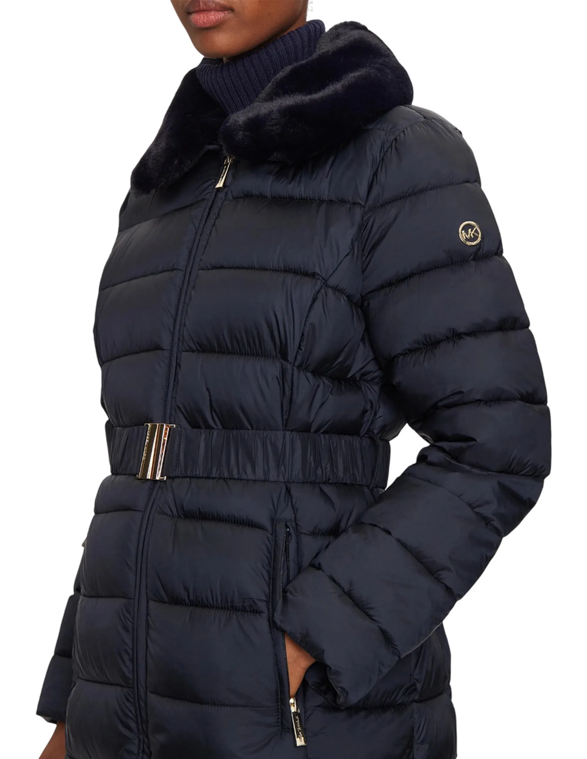 Michael Kors B'Quilted Nylon Down Jacket' Blu 77B6597M42 157690