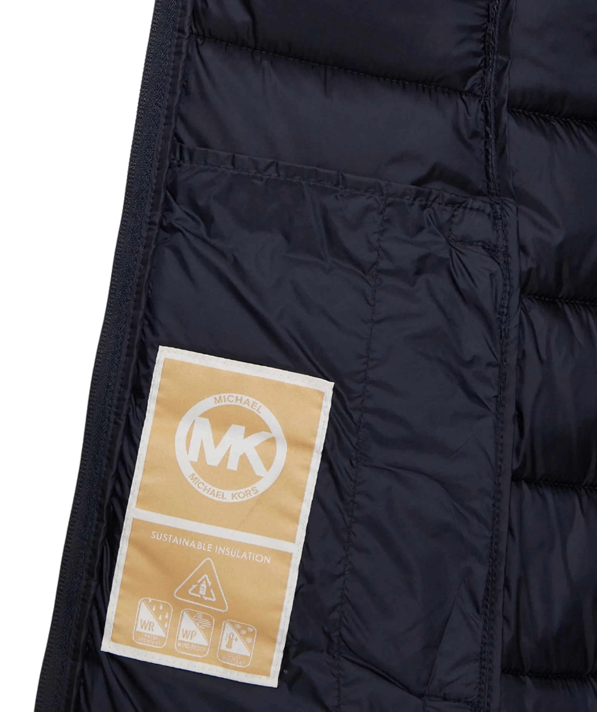 Michael Kors B'Quilted Nylon Down Jacket' Blu 77B6597M42 157691