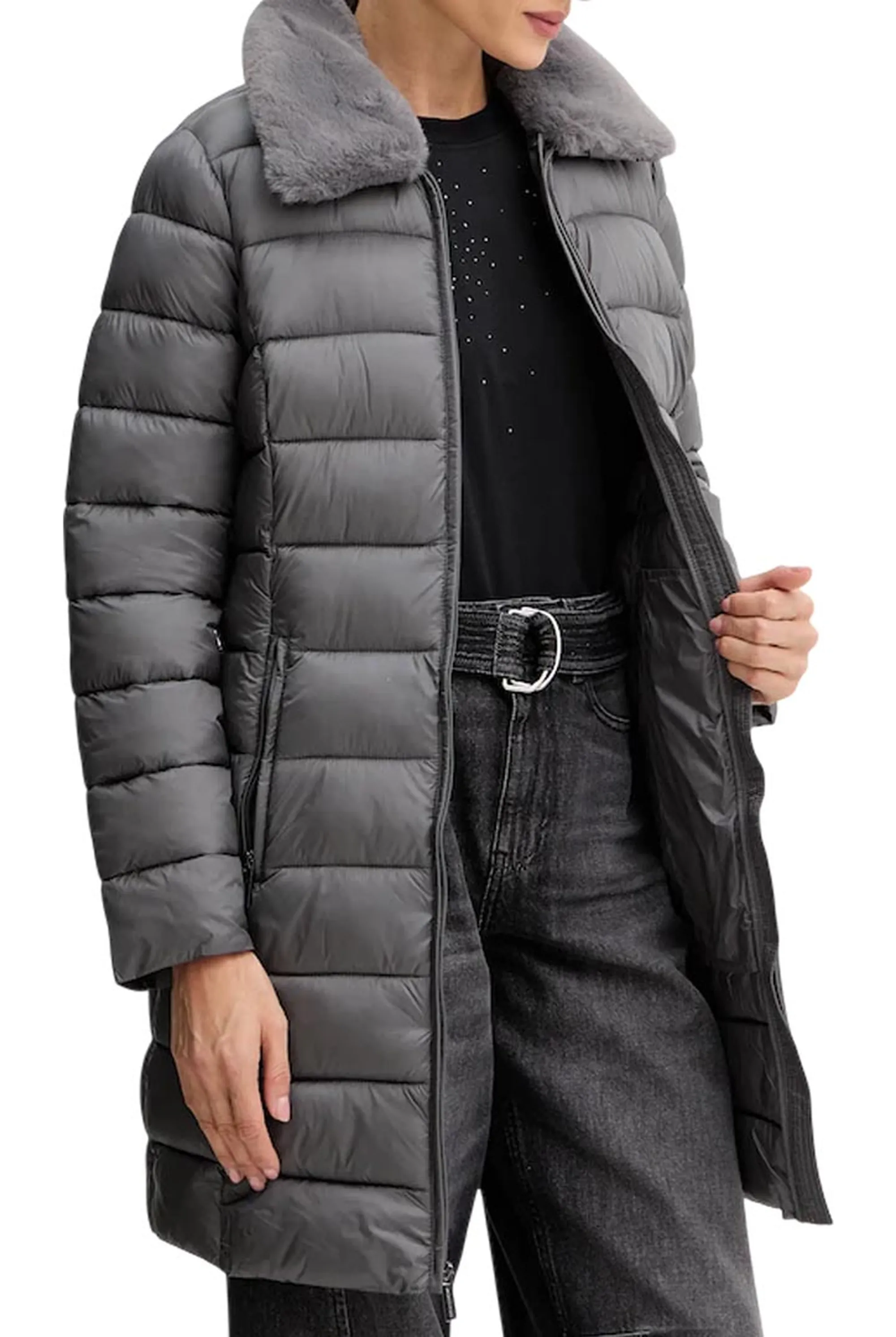 Michael Kors B'Quilted Nylon Down Jacket' Grey 77B6597M42 168826