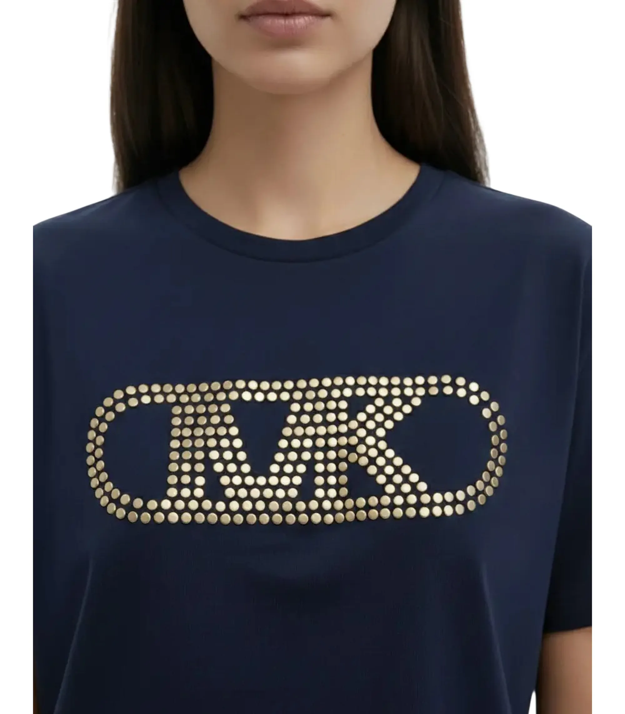 Michael Kors B'T-Shirt Empire' Dark Blue Ms651Sc97J 171045