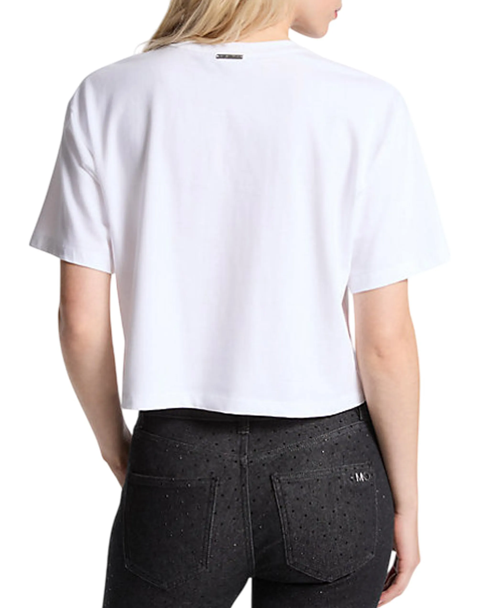 Michael Kors B'T-Shirt Micheal Kors' White Mf551Tr2Zu 163246