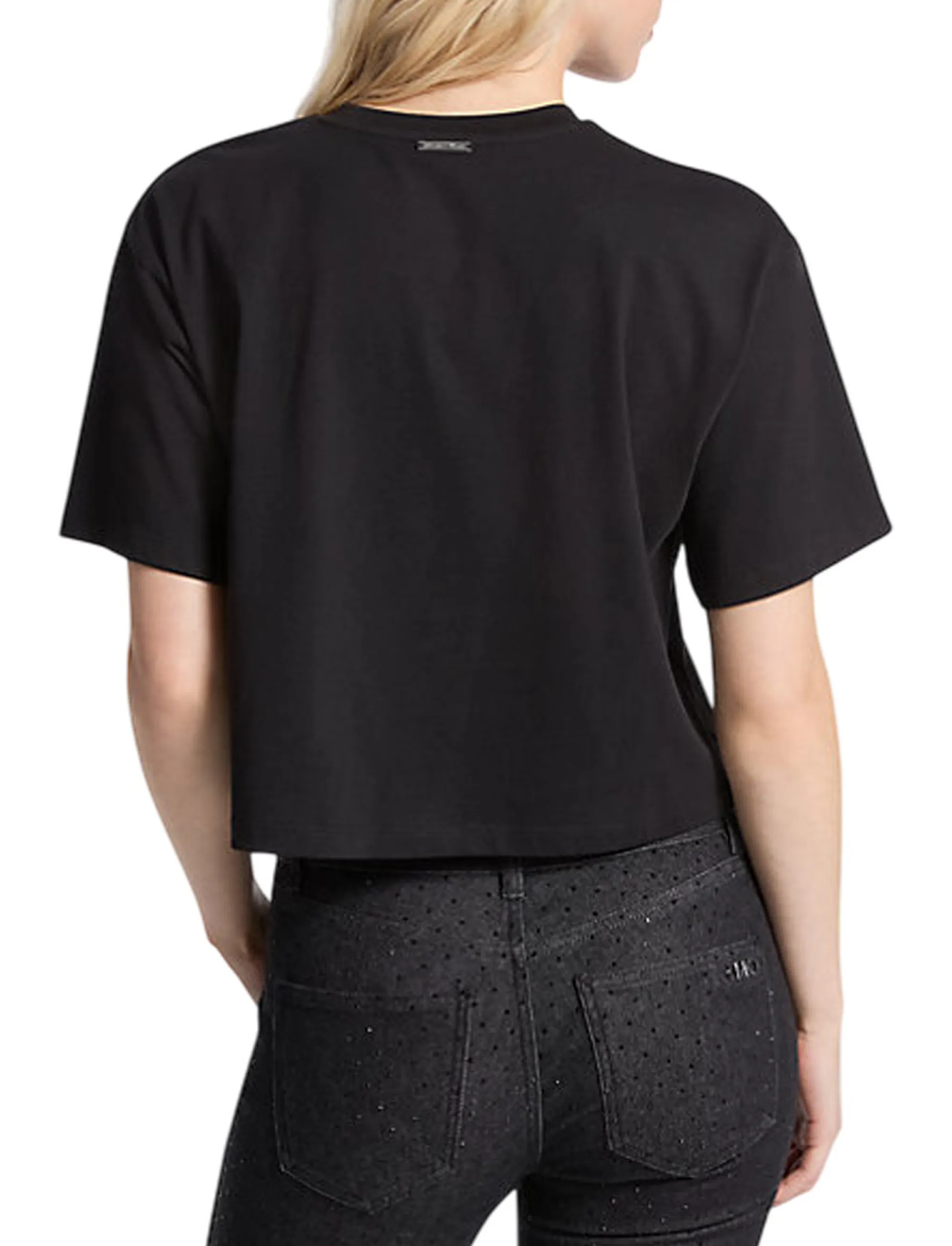 Michael Kors B'T-Shirt Micheal Kors' Black Mf551Tr2Zu 163248