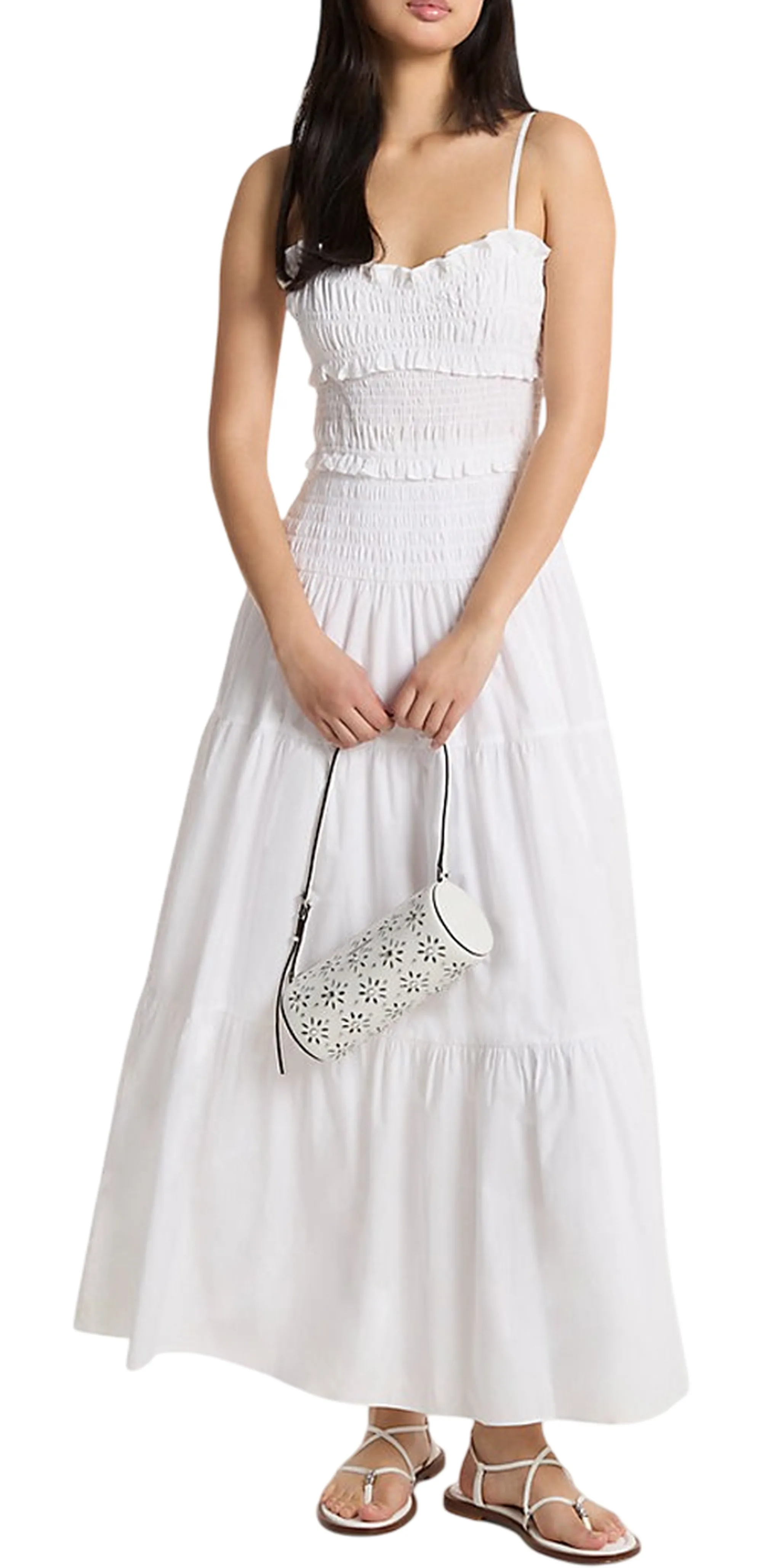 Michael Kors Vestito Bianco Ms683Bfklz 180925