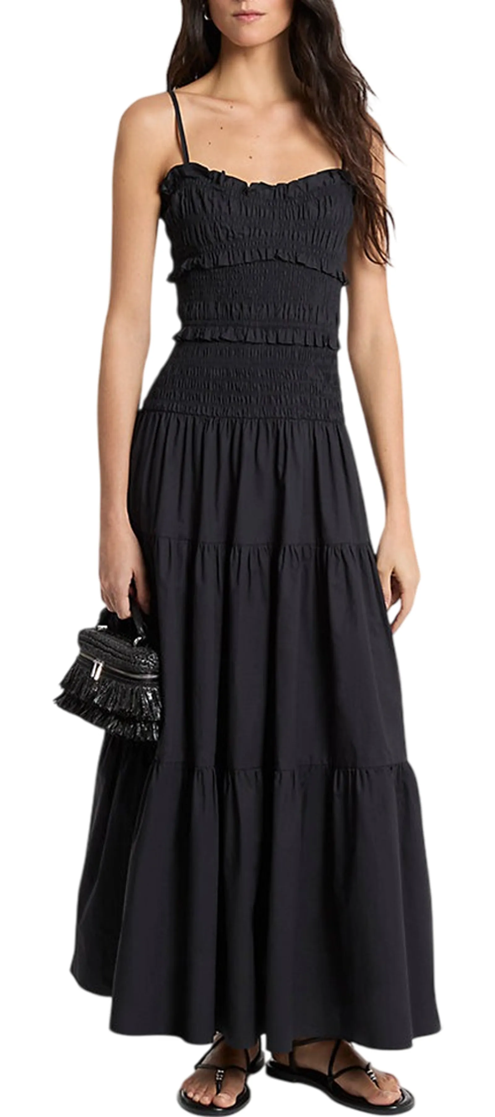 Michael Kors Vestito Nero Ms683Bfklz 180928