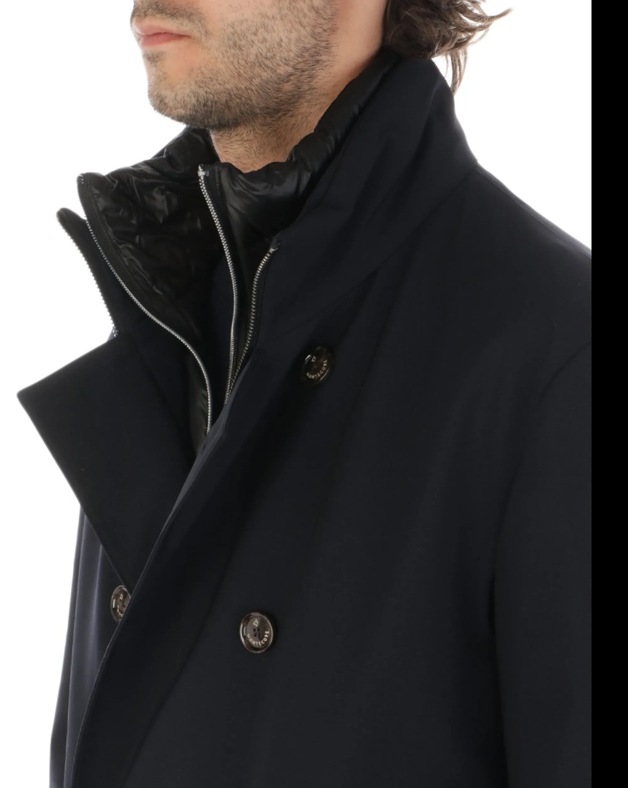 Montecore B'Double-Breasted Jacket' Blu F09Mucx521 163688