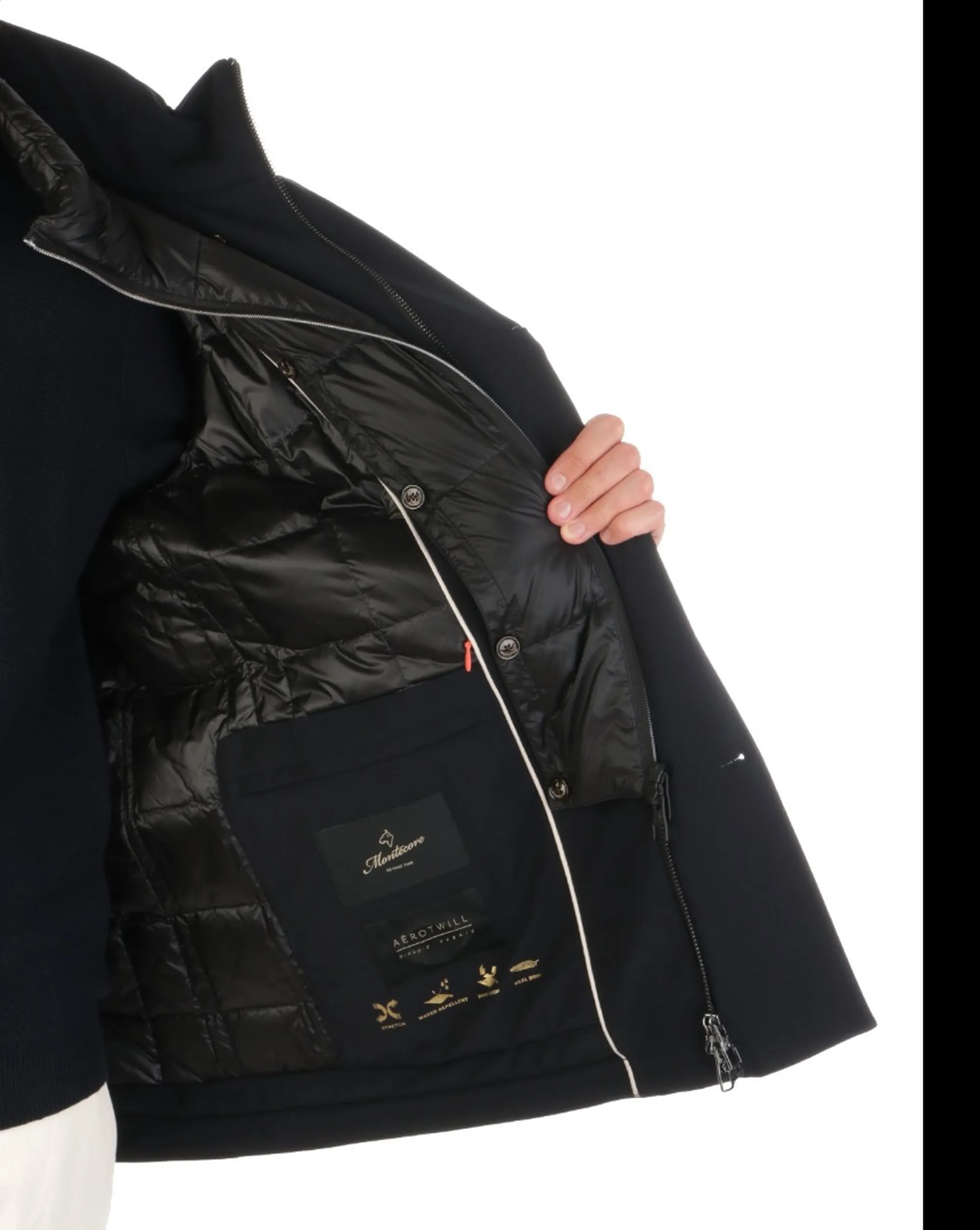 Montecore B'Double-Breasted Jacket' Blu F09Mucx521 163690