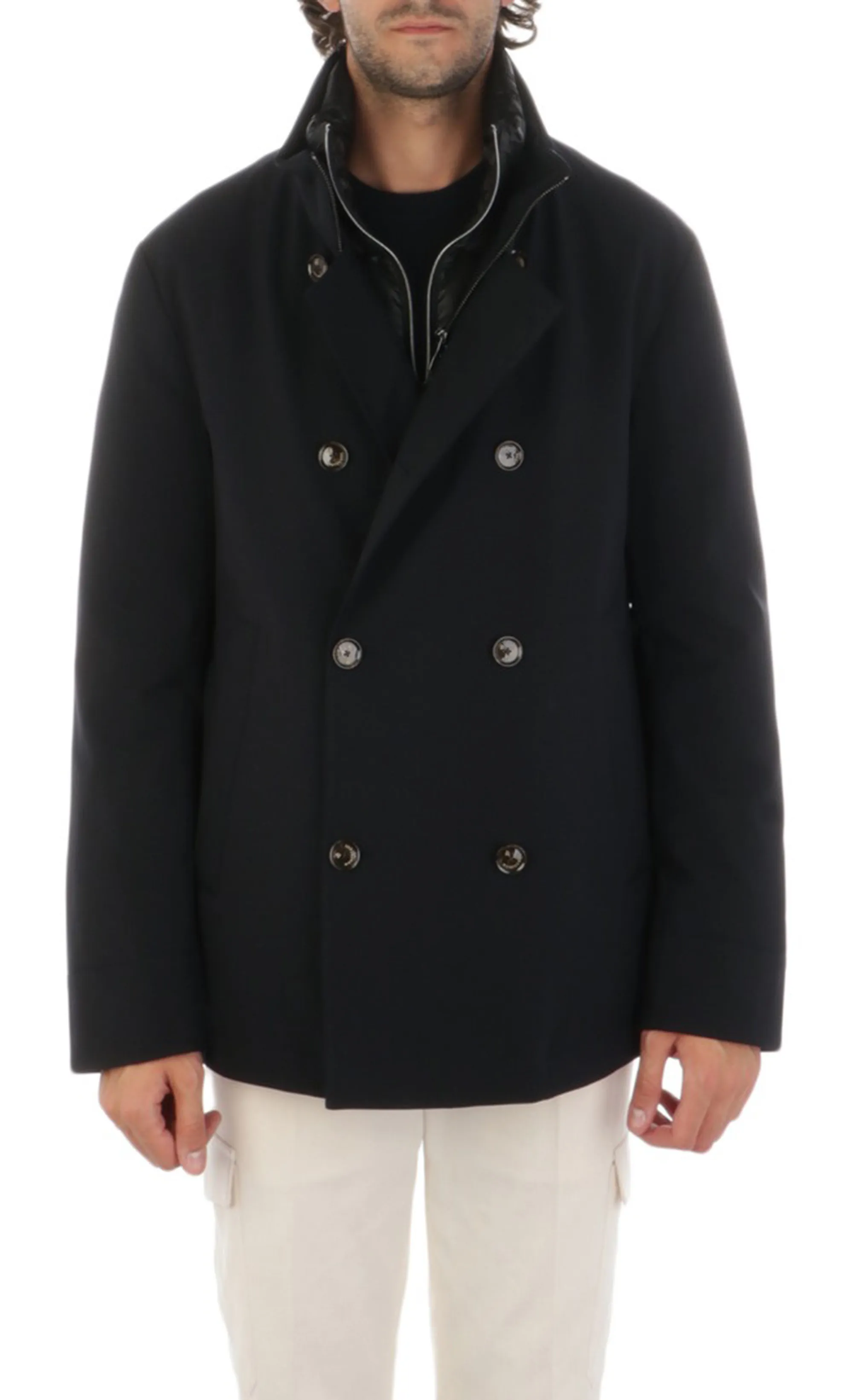 Montecore B'Double-Breasted Jacket' Blu F09Mucx521 166970