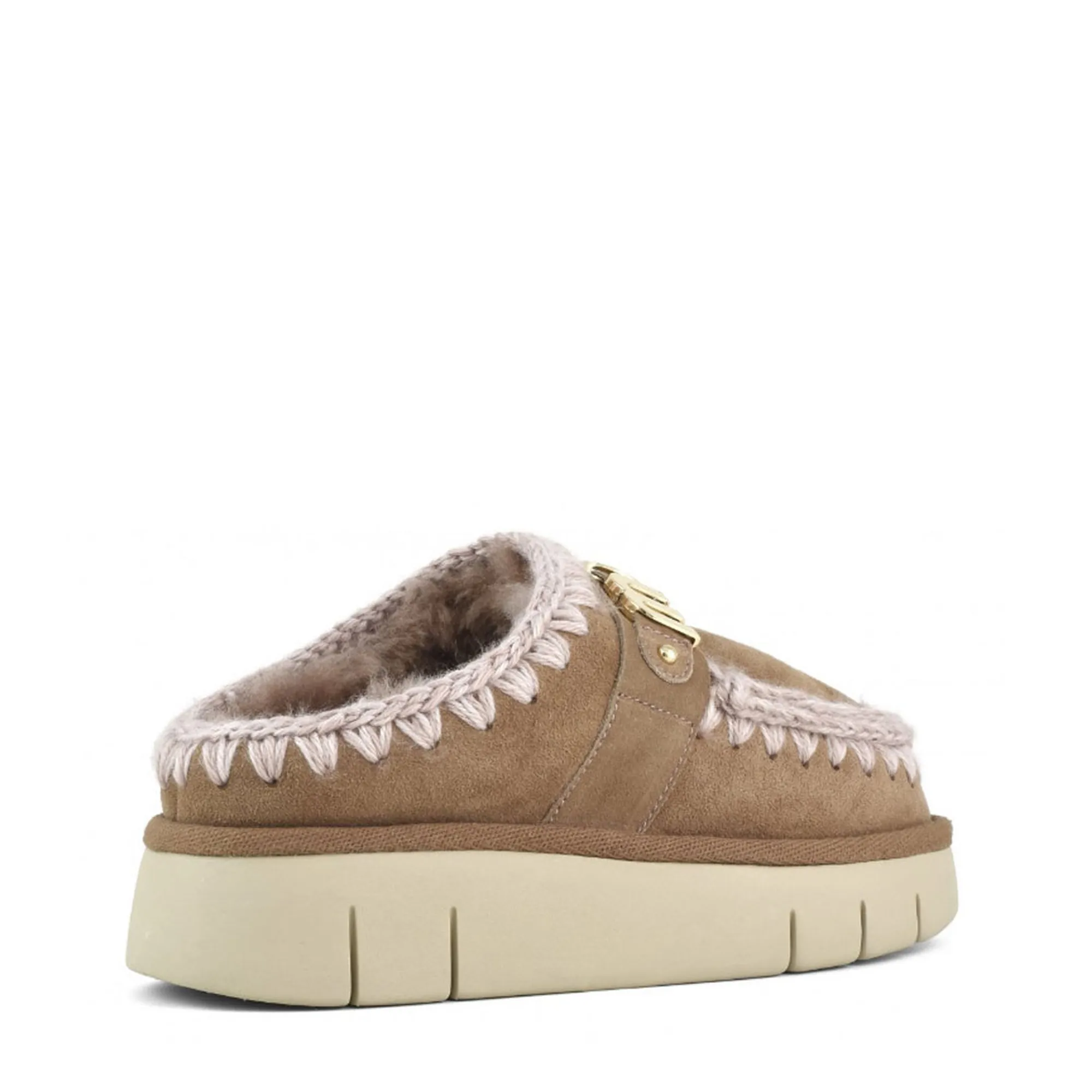 Mou B'Bounce Clog Metal Logo' Beige Mu.Fw531001A 165537