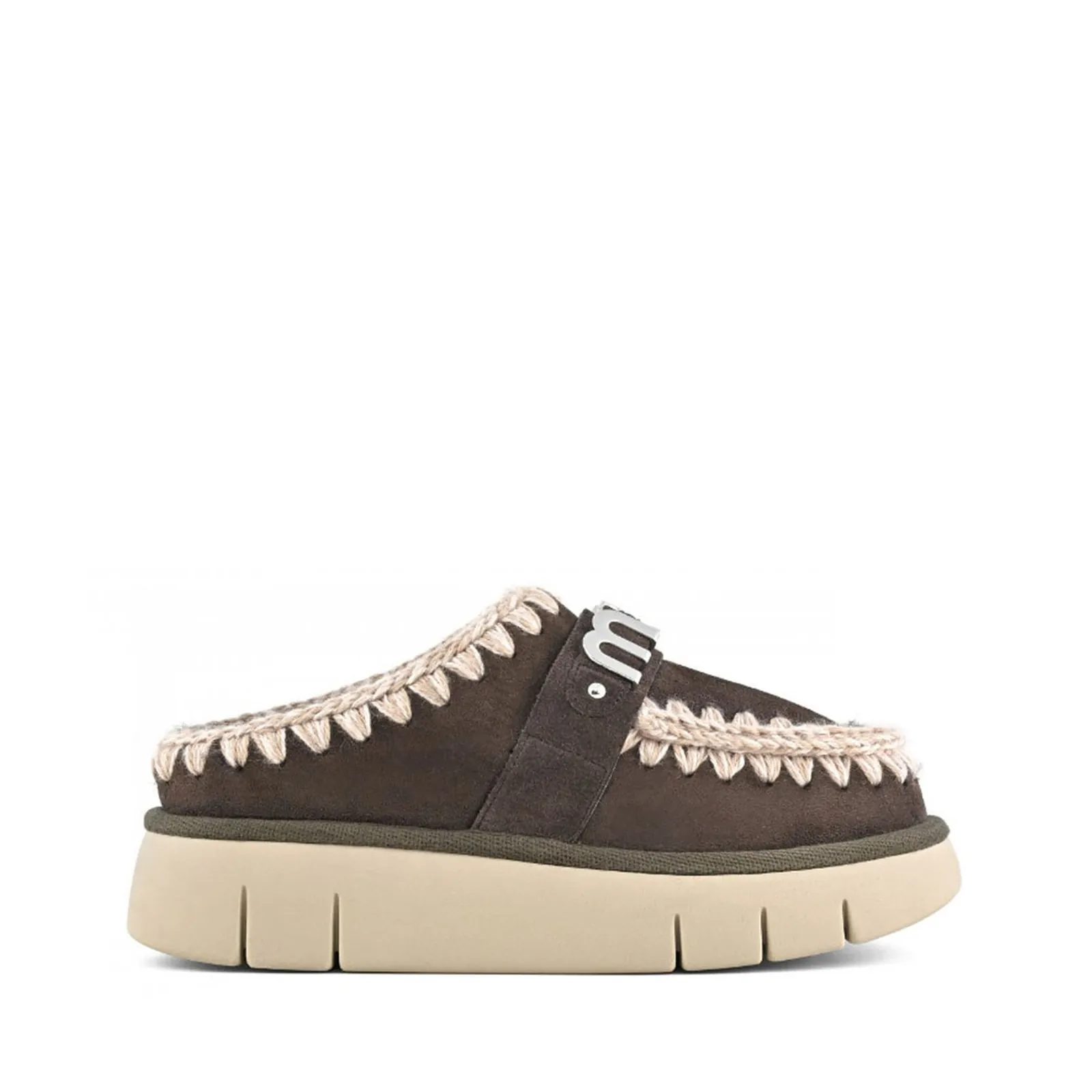 Mou Bounce Clog Metal Logo Mocha Mu.Fw531001A 165539