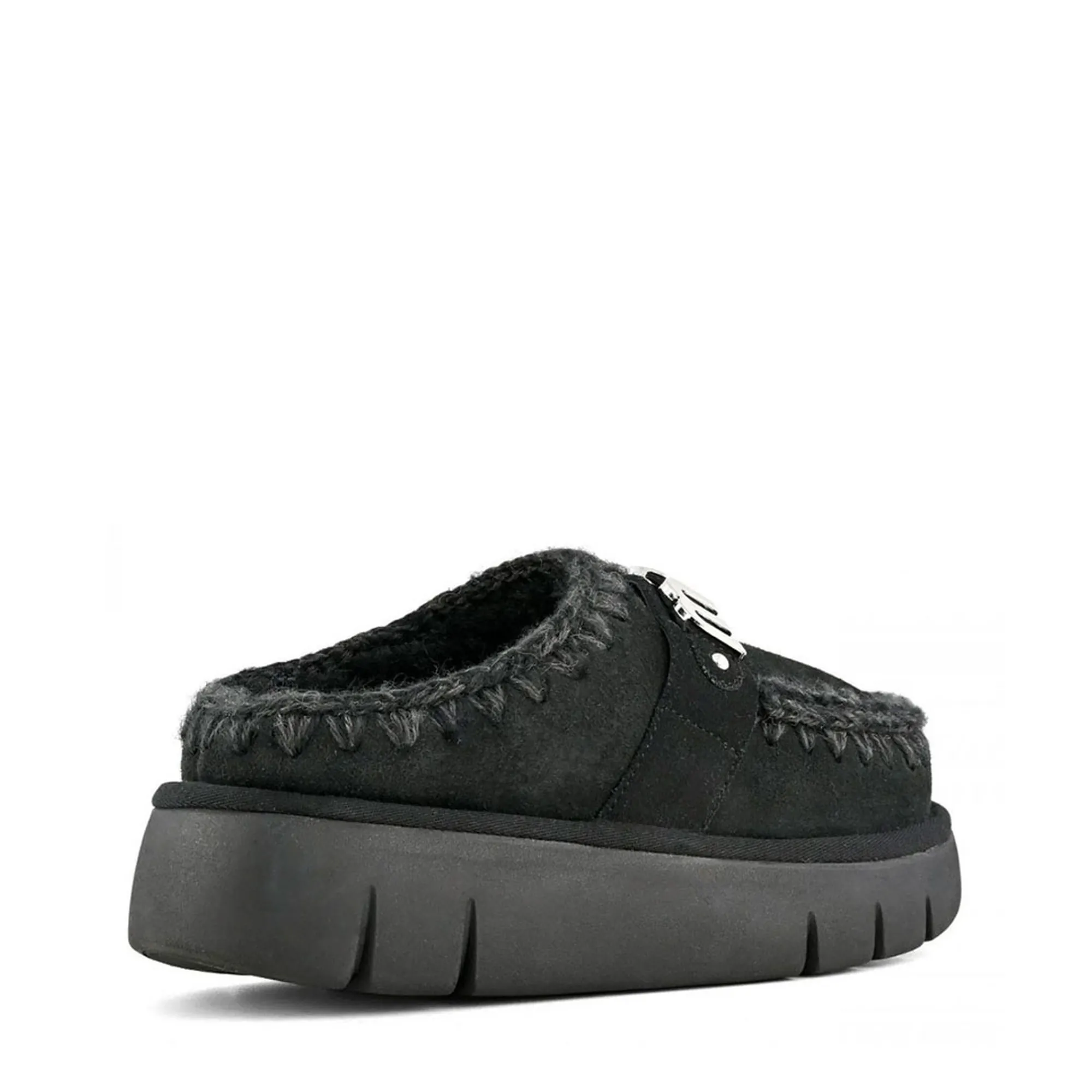 Mou B'Bounce Clog Metal Logo' Black Mu.Fw531001A 165529