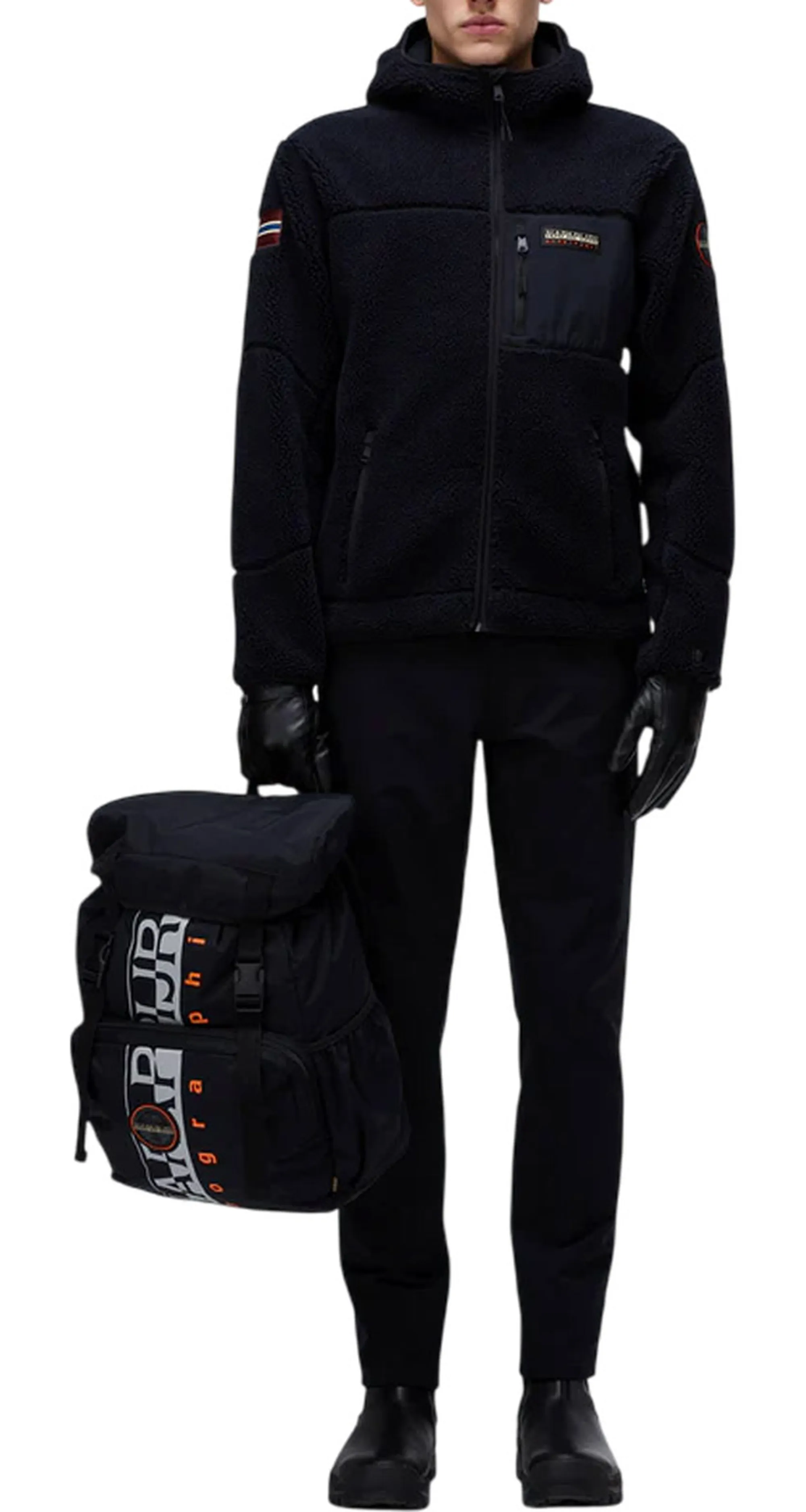 Napapijri Felpa Nero Np0A4Gns 167782