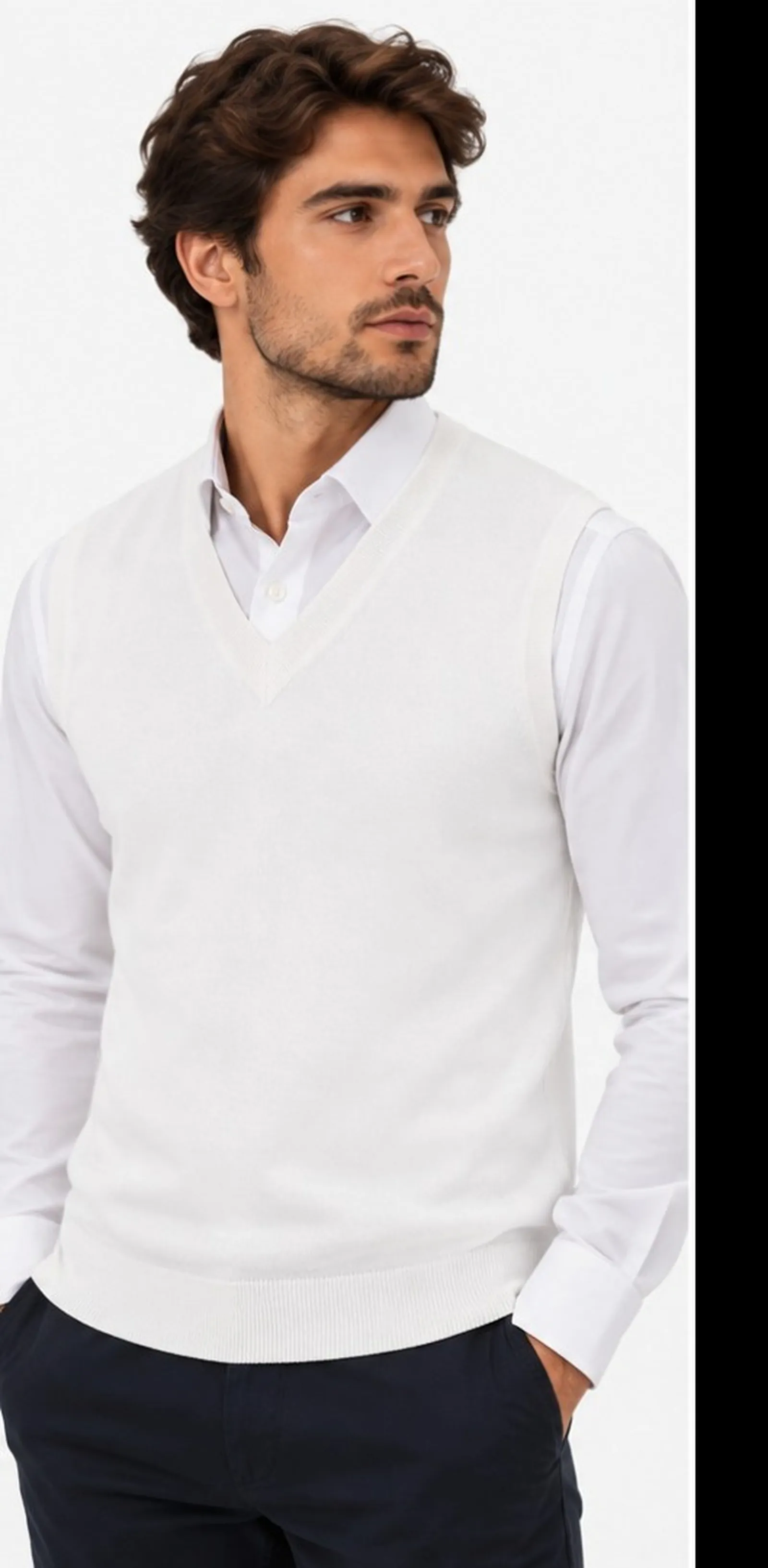 Peuterey Gilet Cruise Bianco Peu0267 188935