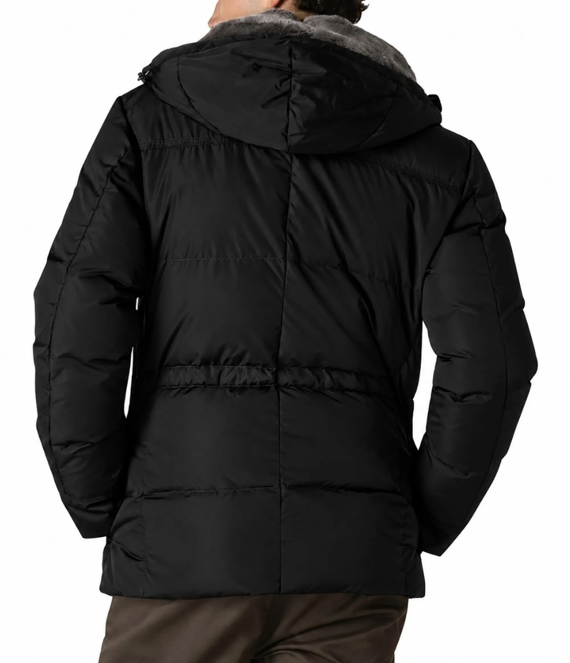Peuterey B'Aiptek Nbe 03 Fur Jacket' Black Peu4115 200712