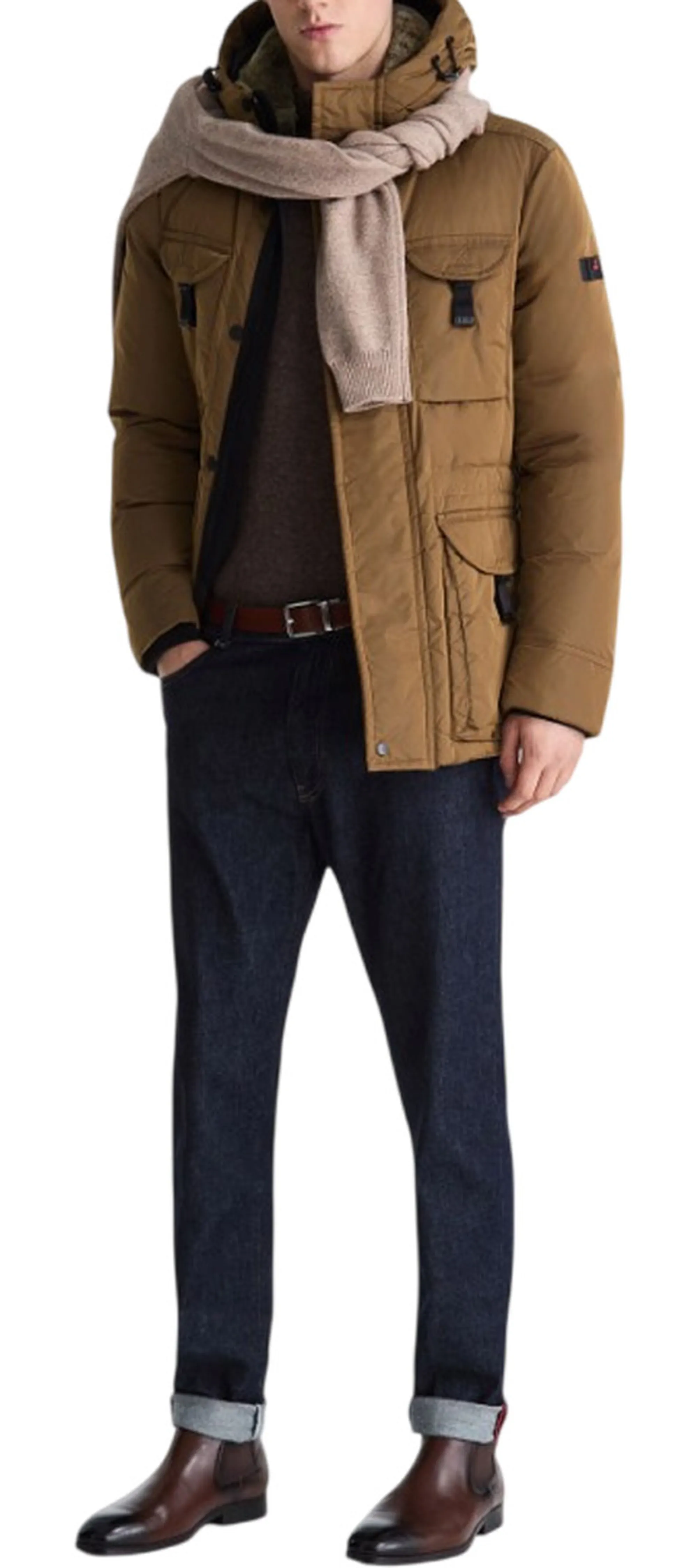 Peuterey B'Aiptek Nbe 03 Fur Jacket' Walnuts Peu4115 192737