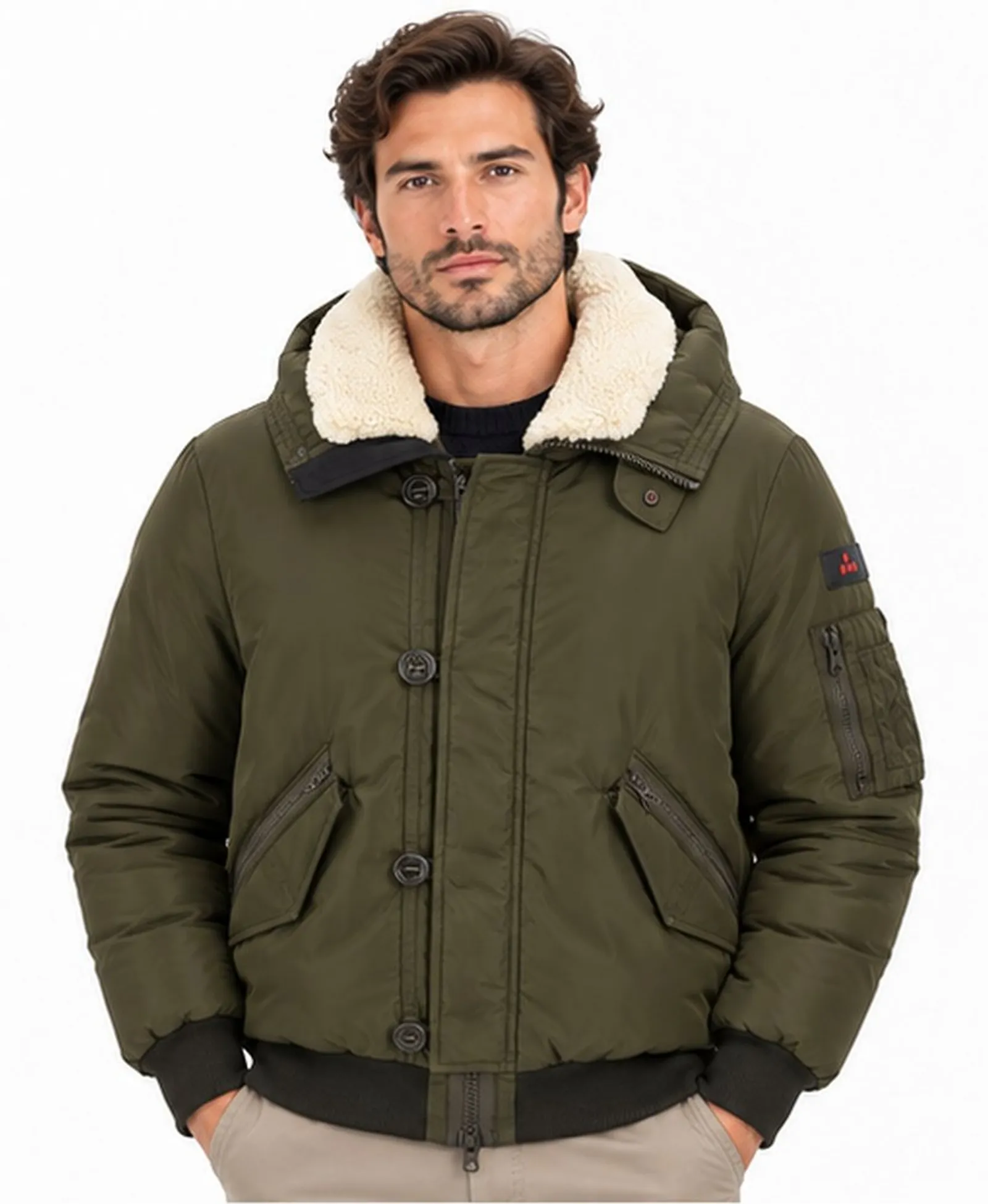 Peuterey Giubbino Code Nbe Efur Verde Peu6205 201950