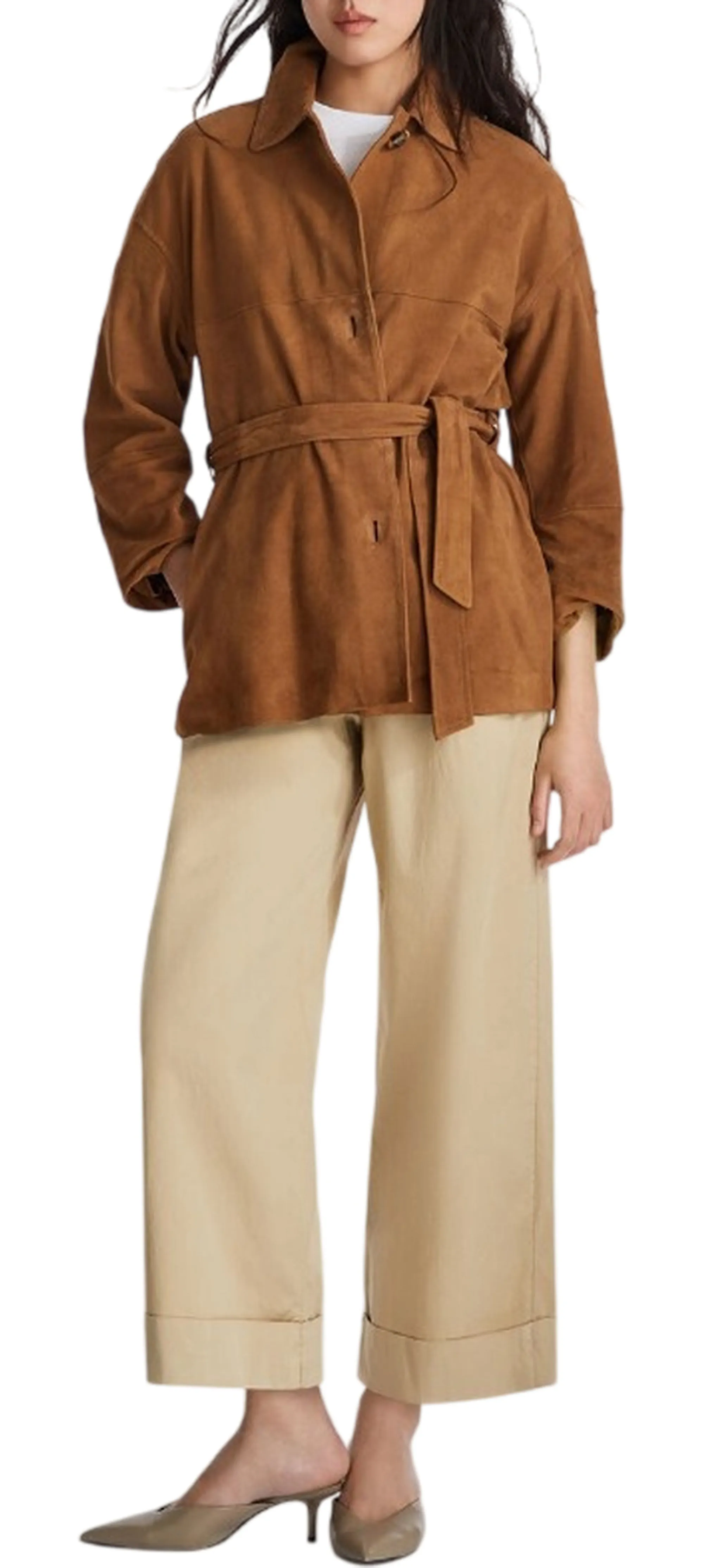 Peuterey Giubbino Machuca Suede Tabacco Ped5563 183347