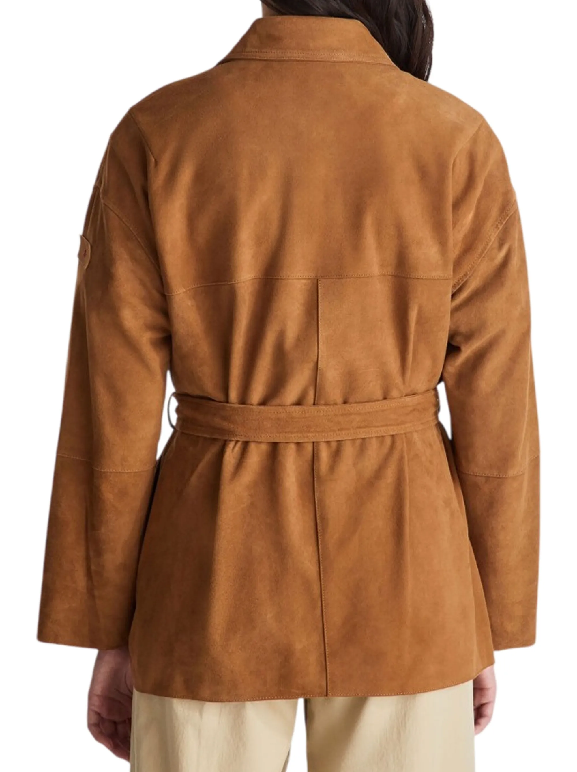 Peuterey Giubbino Machuca Suede Tabacco Ped5563 183349