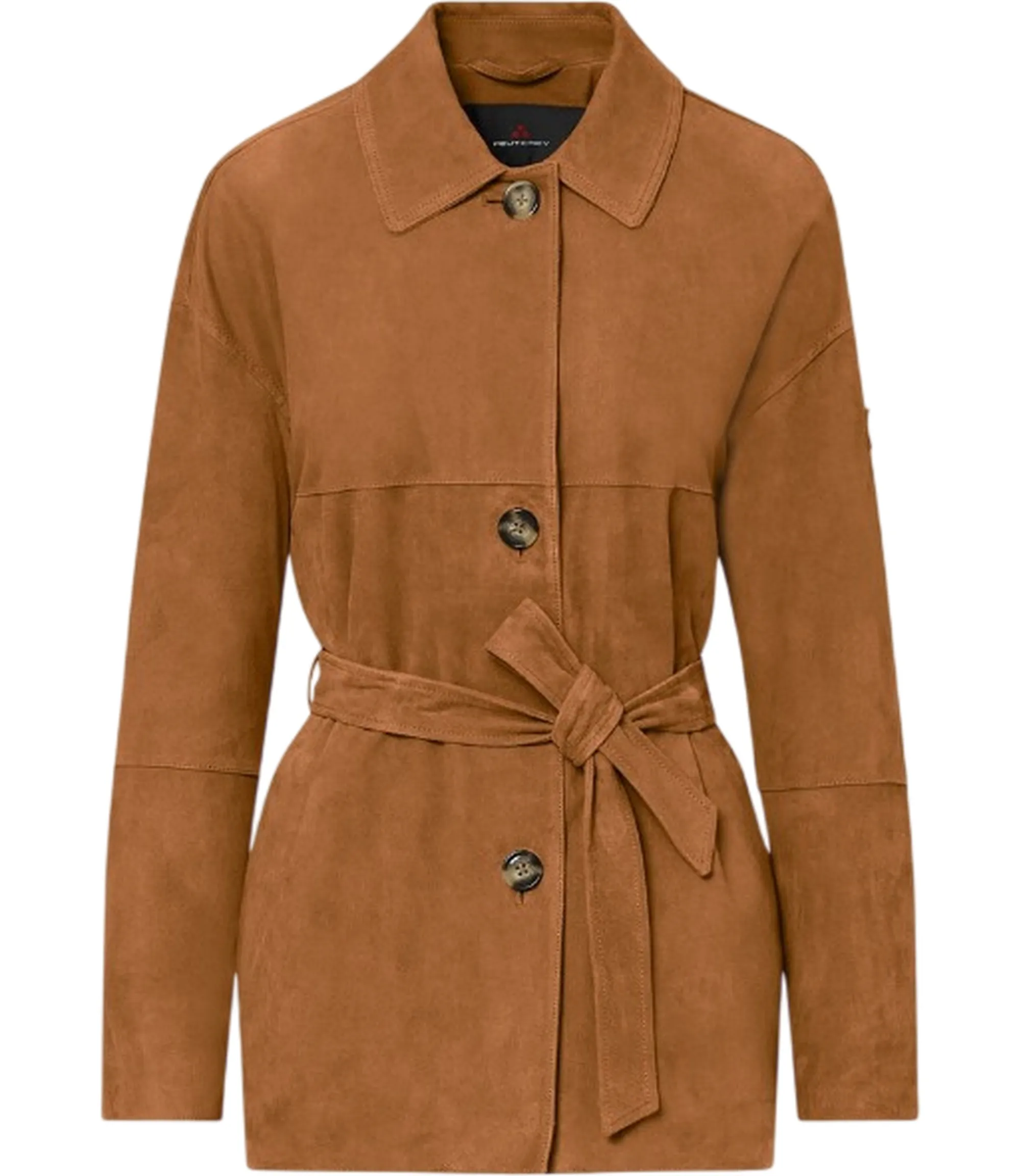 Peuterey Giubbino Machuca Suede Tabacco Ped5563 183350
