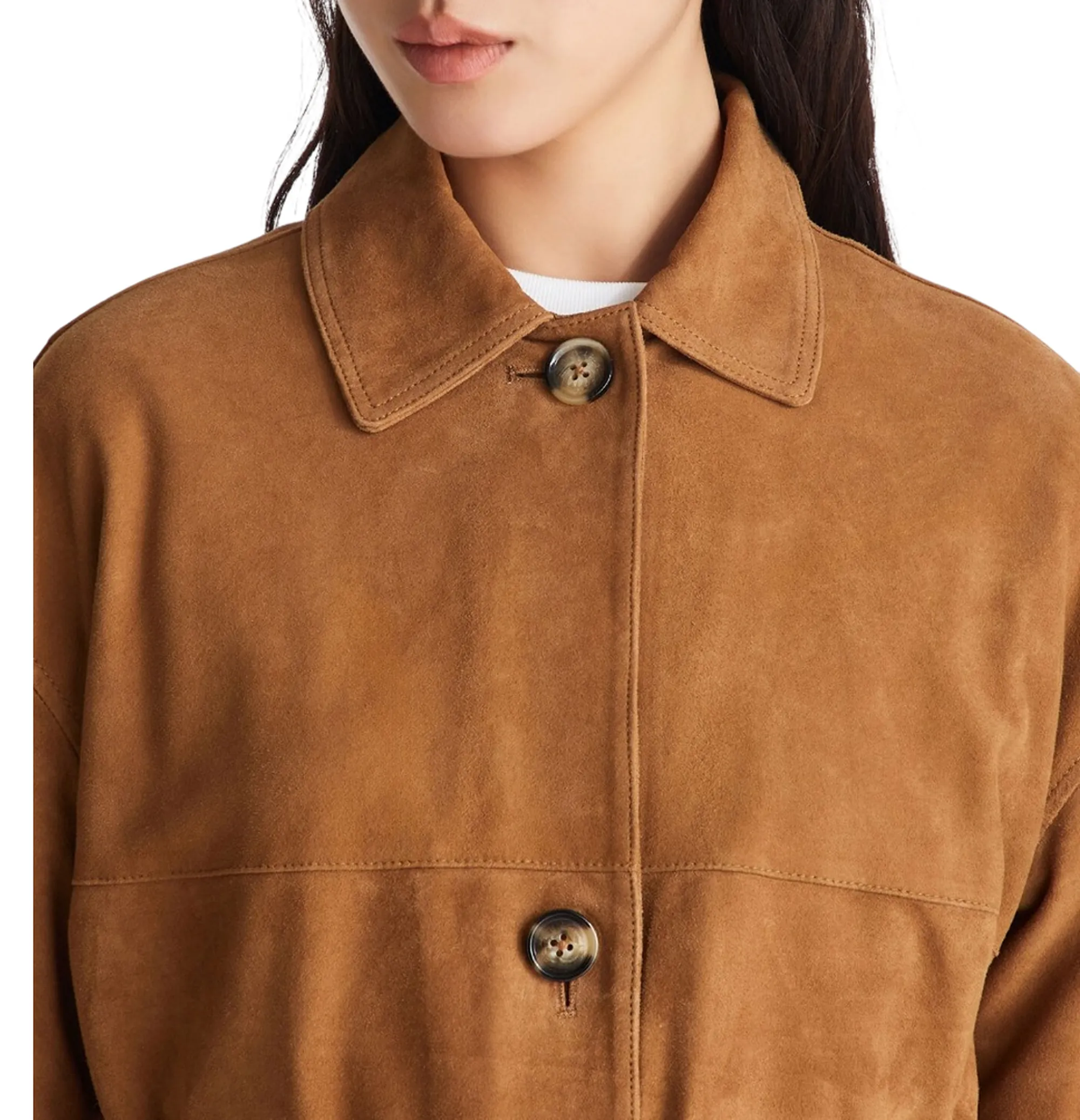 Peuterey Giubbino Machuca Suede Tabacco Ped5563 183352