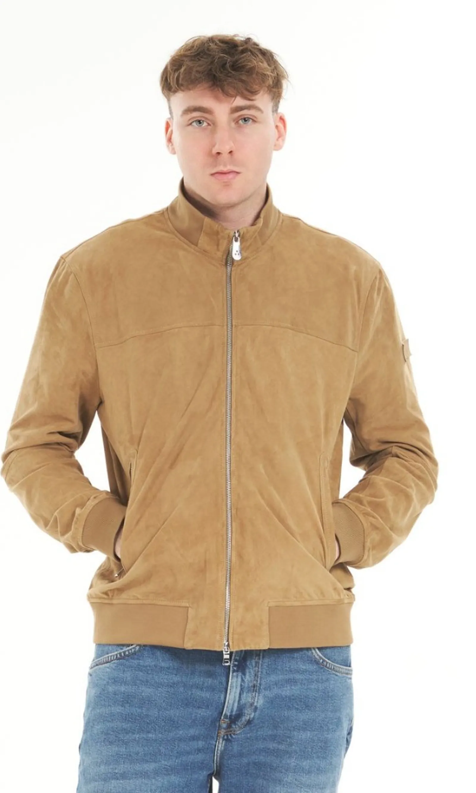 Peuterey Giubbino Sands Suede Pe 08 Biscotto Peu5743 178213