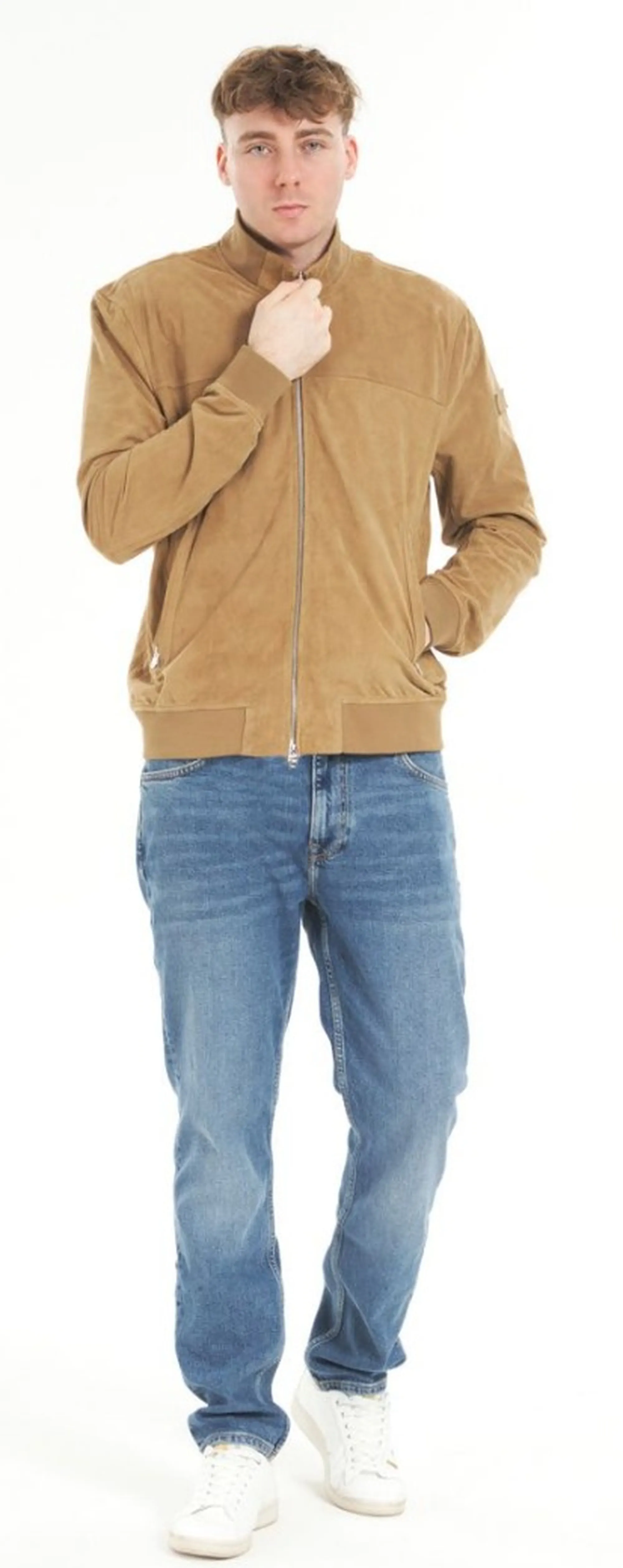 Peuterey B'Sands Suede Jacket Ss 08' Cookie Peu5743 178216