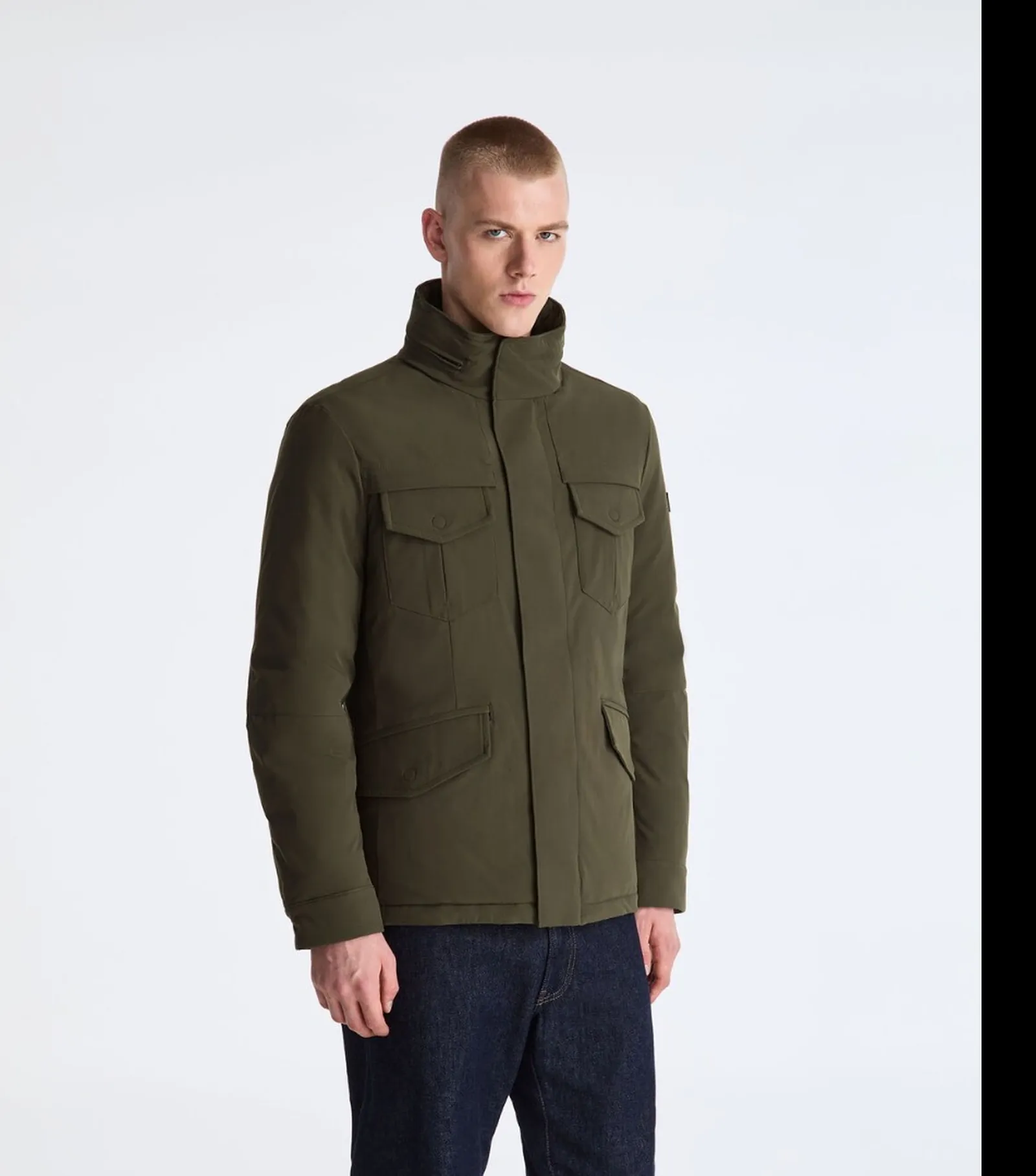 Peuterey Giubbino Stripes Srtr Grs 04 Verde Peu5982 192681