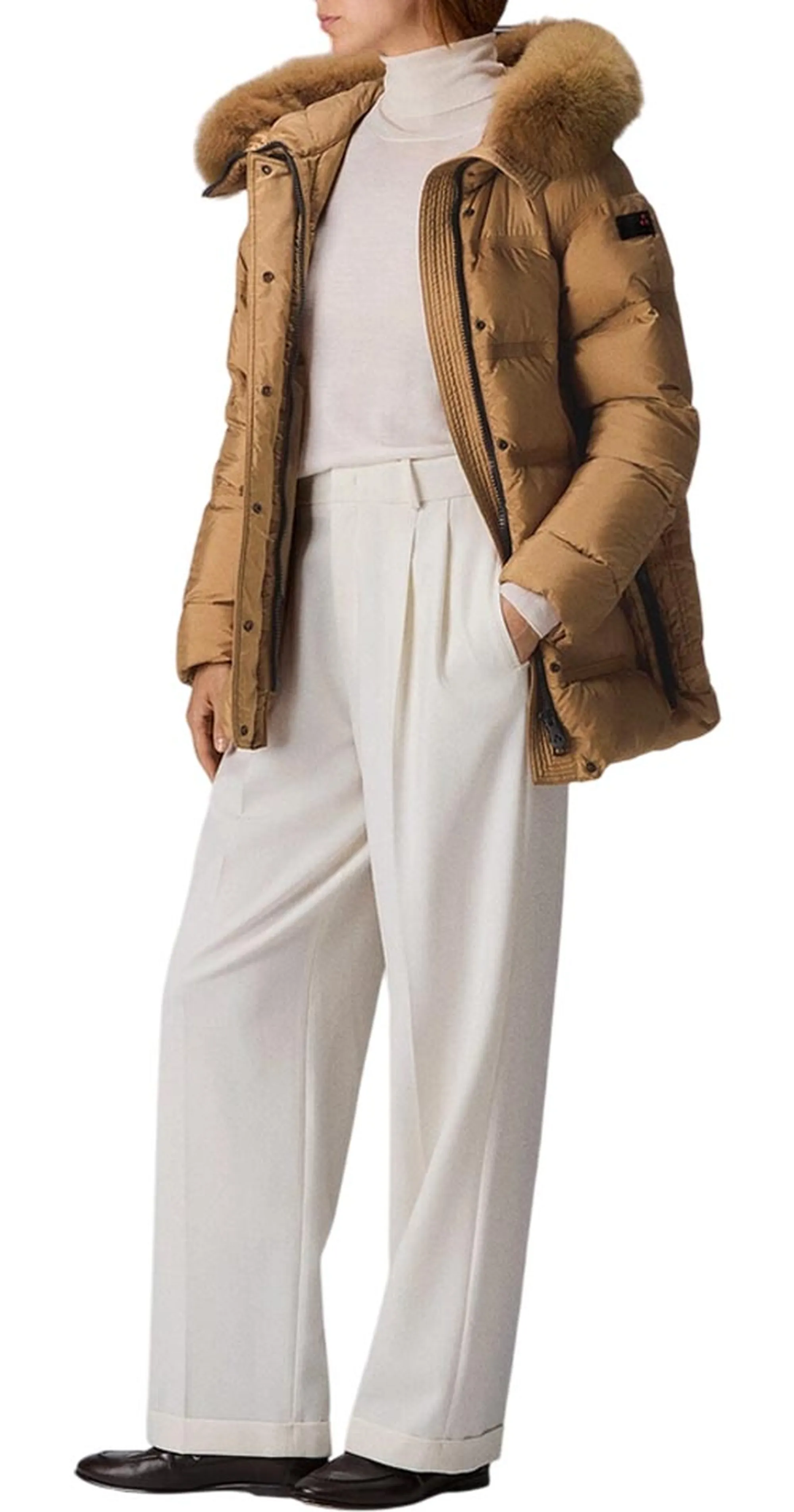 Peuterey Giubbino Takan Mqn 04 Fur Mela Alla Cannella Ped5439 160423