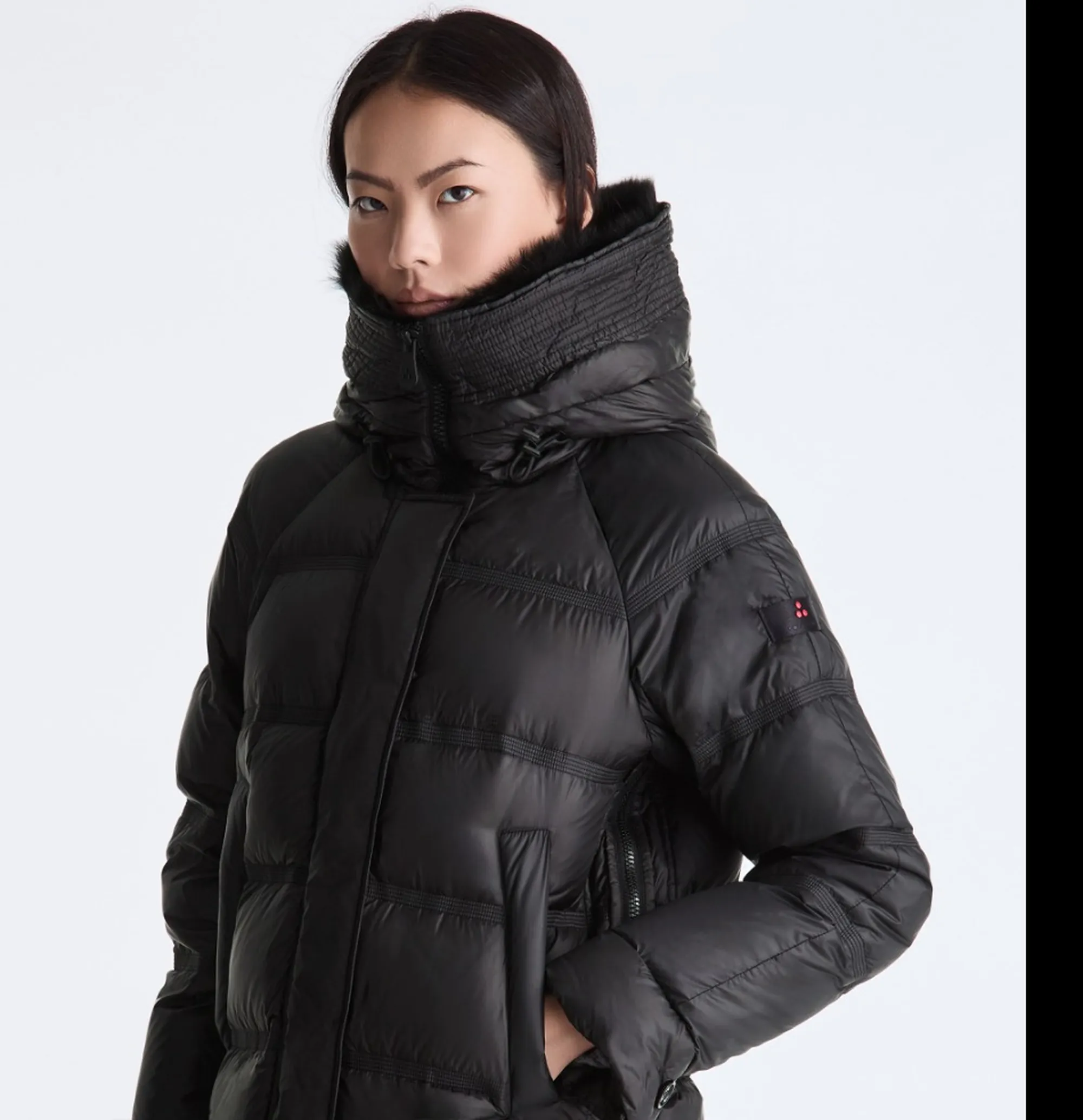Peuterey B'Takan Mqn 04 Fur Jacket' Black Ped5439 192667