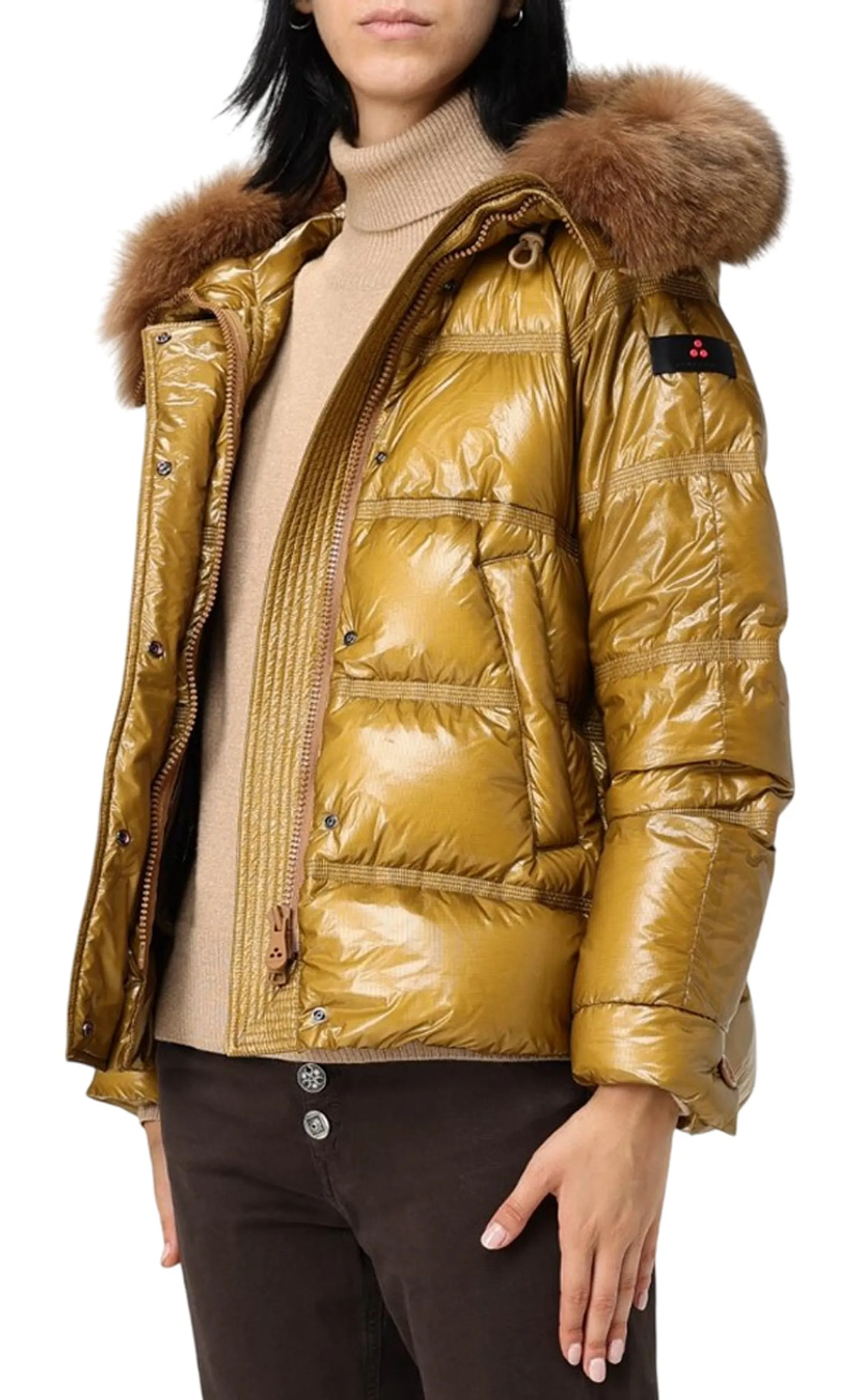 Peuterey B'Takan Rp Mid Fur Jacket' Cinnamon Apple Ped5123 160229