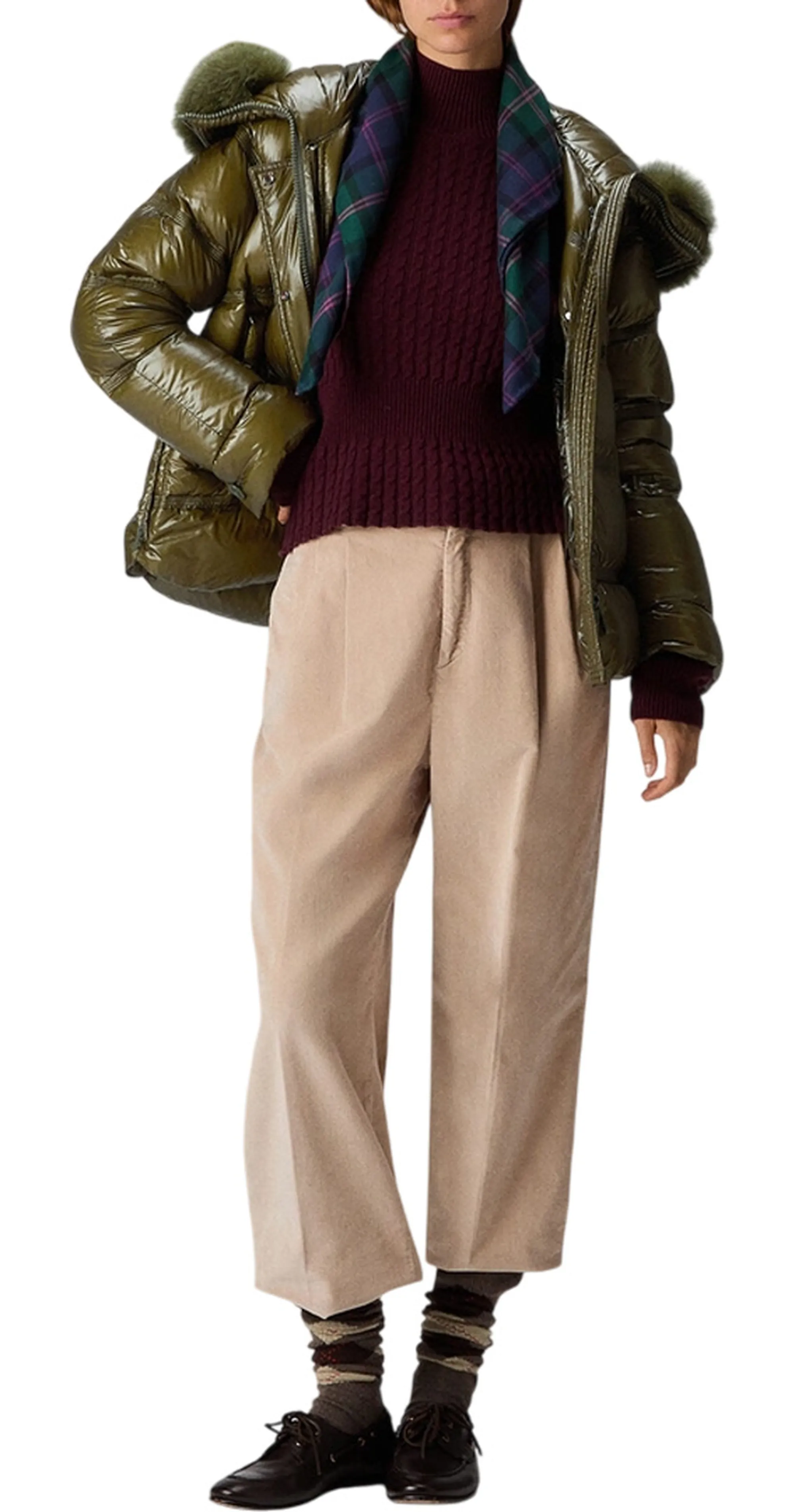 Peuterey B'Takan Rp Mid Fur Jacket' Ivy Green Ped5123 160233