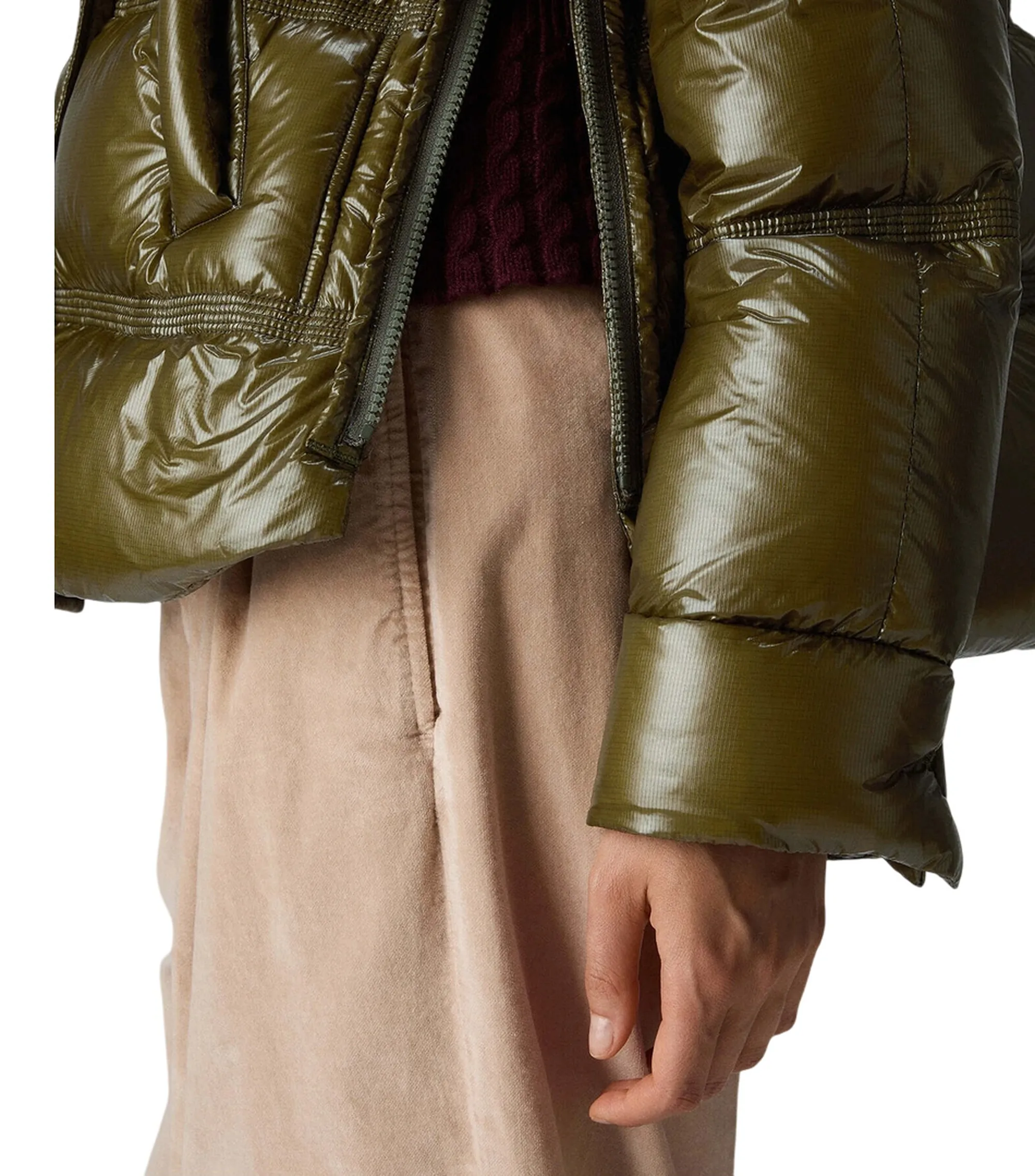 Peuterey B'Takan Rp Mid Fur Jacket' Ivy Green Ped5123 160237