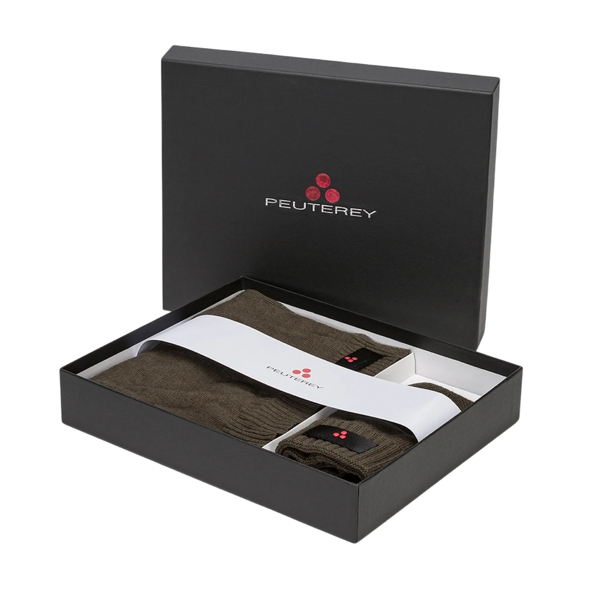 Peuterey B'Silli 05/Adasic 01 Scarf + Hat Kit' Green Foliage Kpe0019 164305