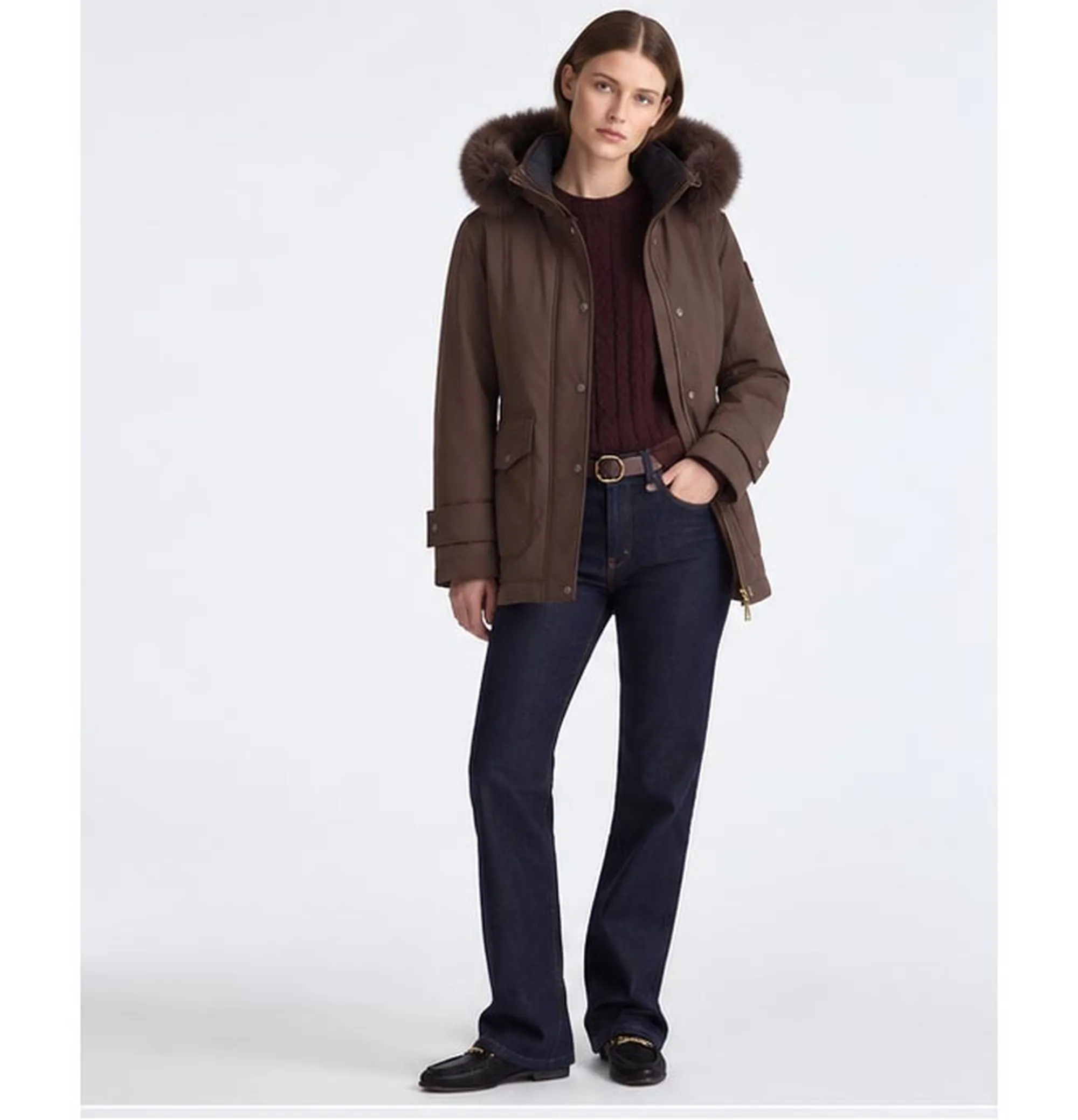 Peuterey B'Parka Buriram Srtr Grs Fur' Chicory Coffee Ped5742 192399