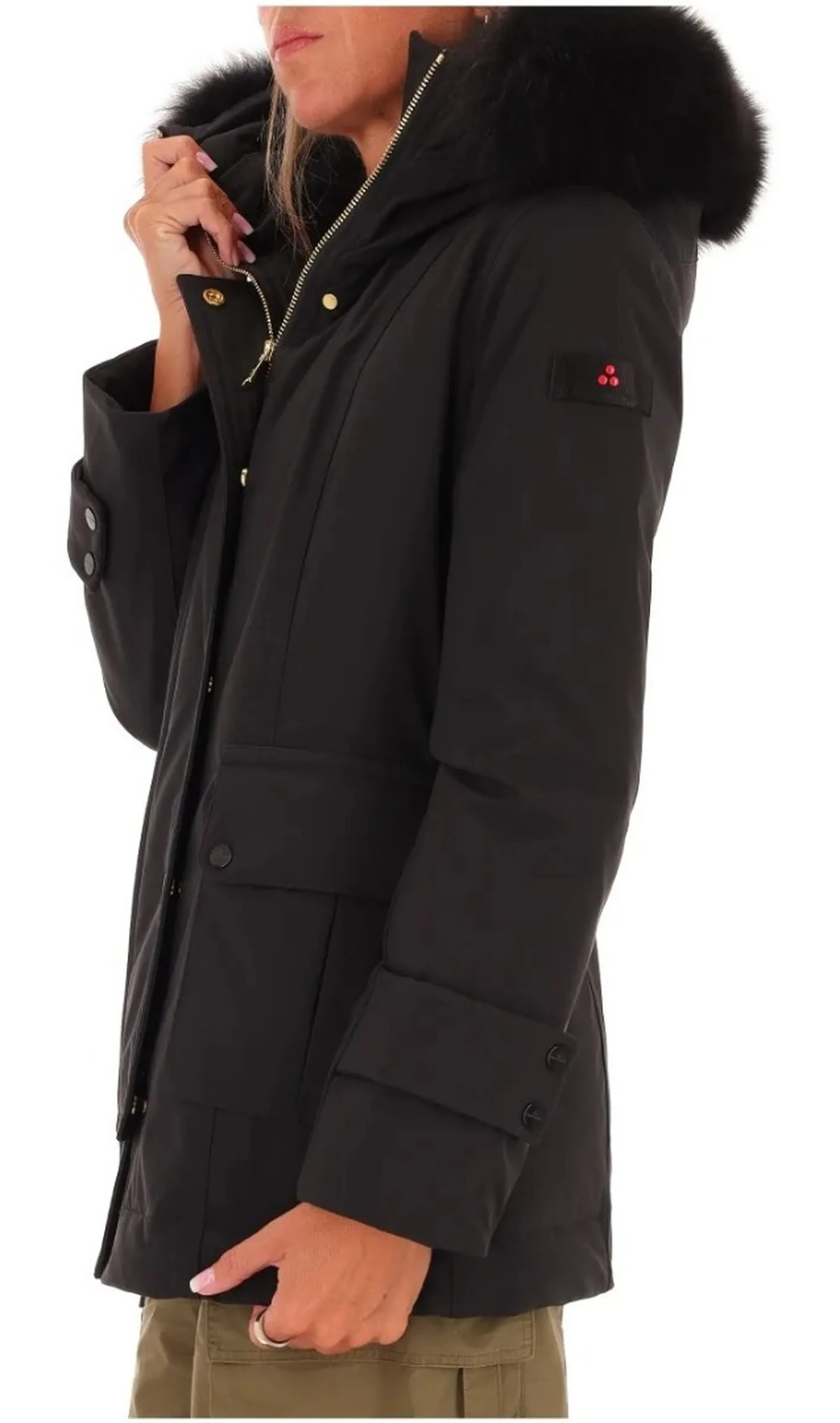 Peuterey B'Parka Buriram Srtr Grs Fur' Black Ped5742 192351