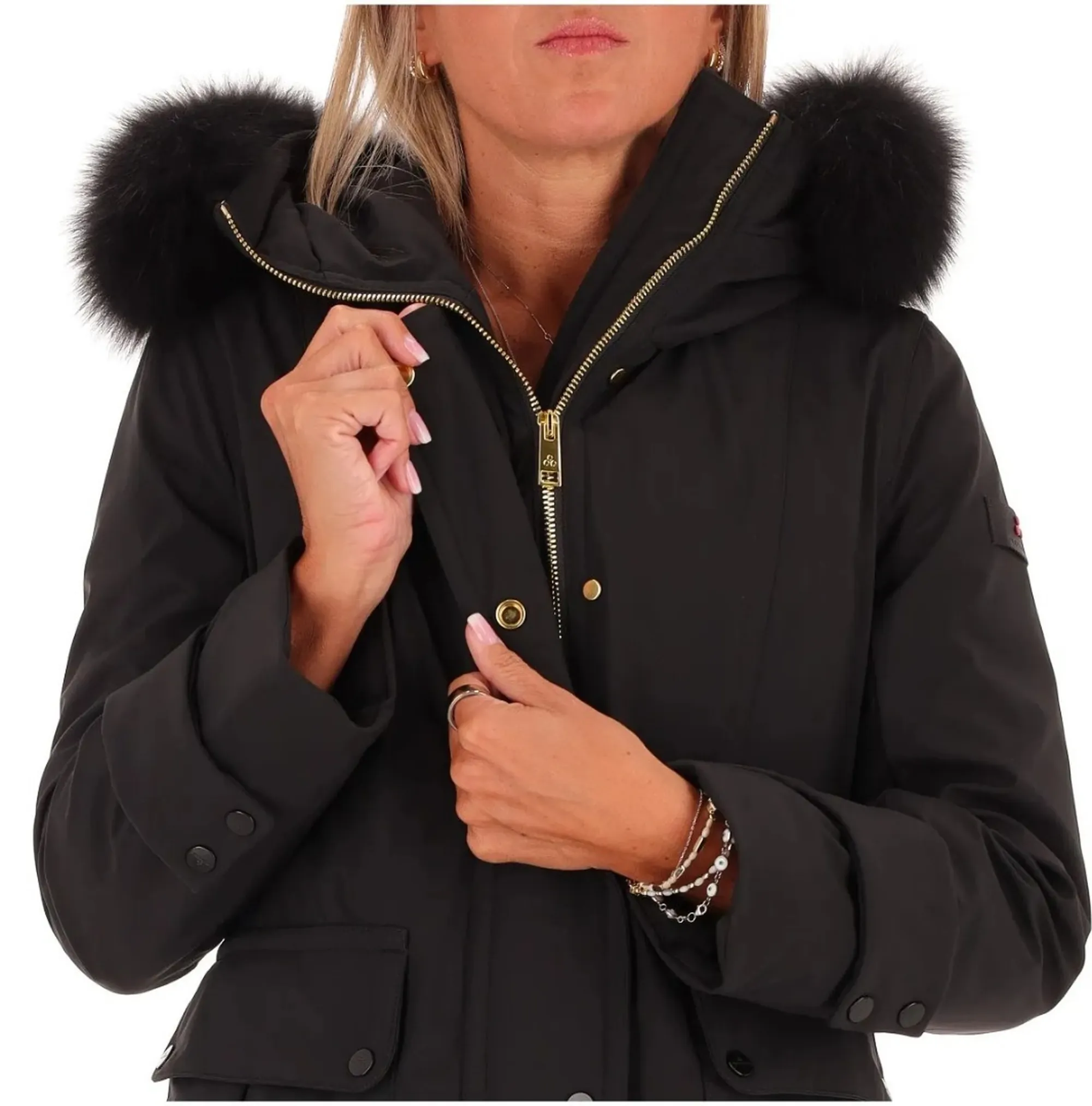 Peuterey B'Parka Buriram Srtr Grs Fur' Black Ped5742 192353