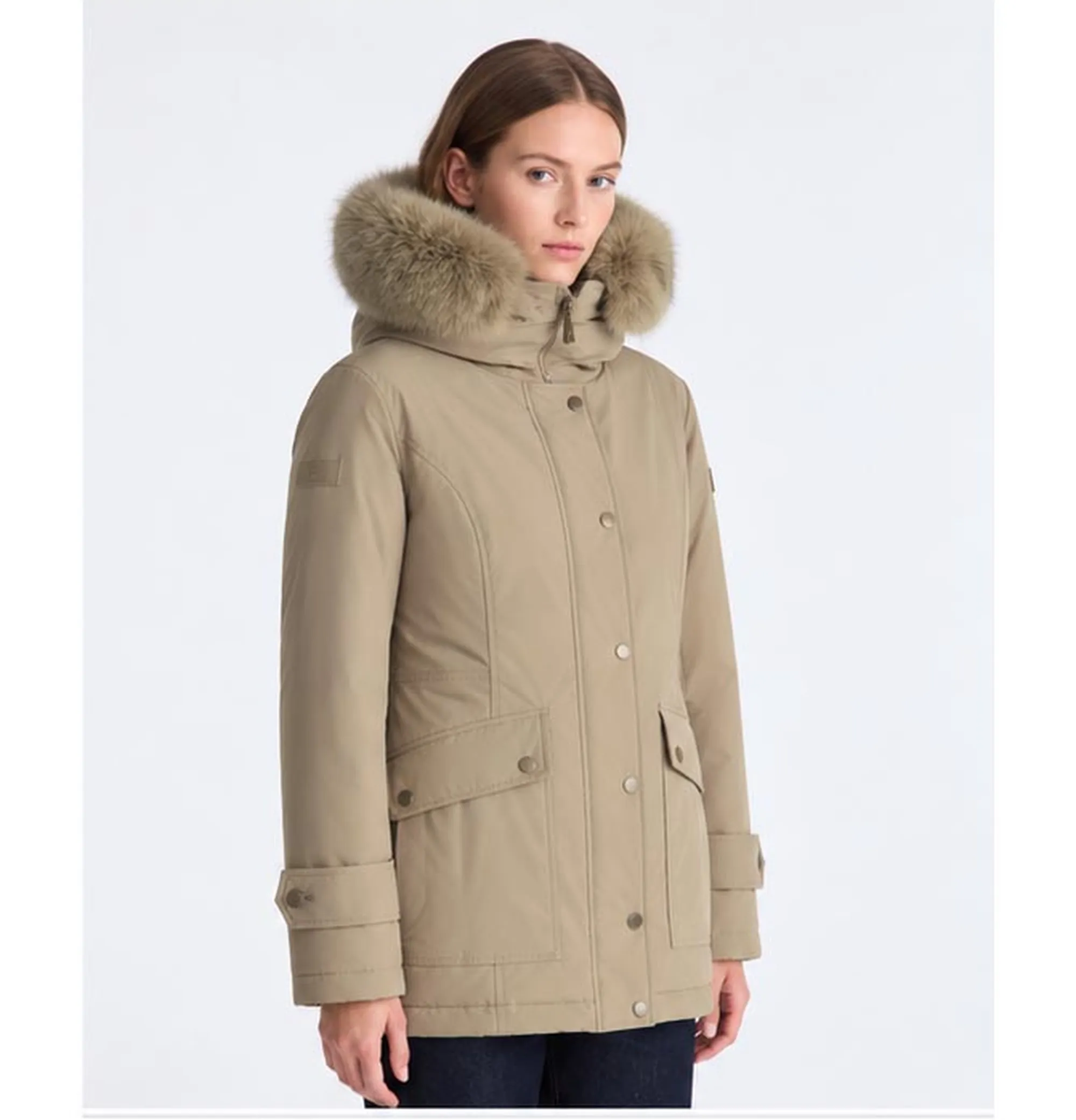 Peuterey B'Parka Buriram Srtr Grs Fur' Sesame Ped5742 192374
