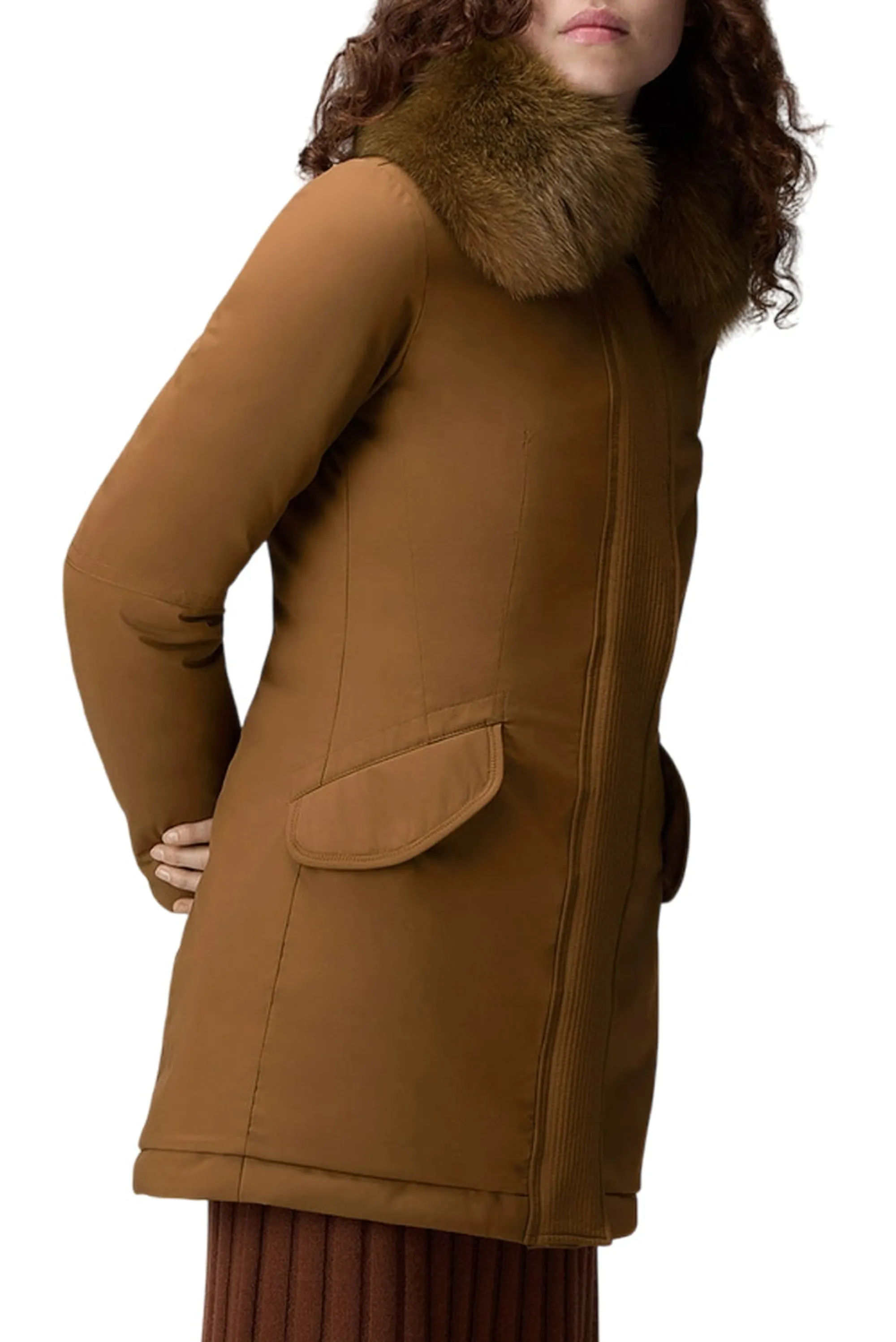 Peuterey Parka Desmot Kl Fur Nocciola Ped4444 161129