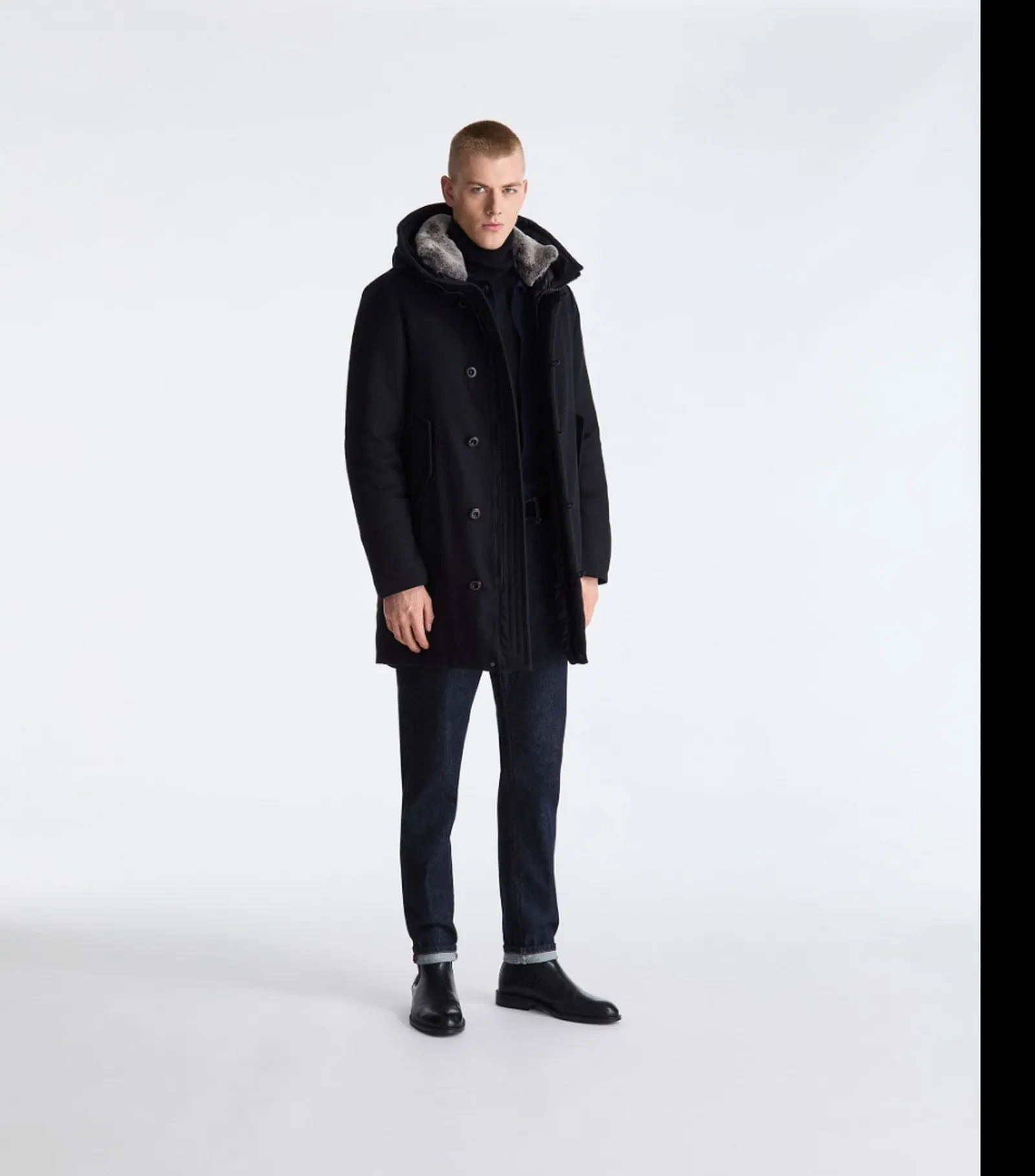 Peuterey Parka Kasa Ki 04 Fur Blu Peu5971 192628