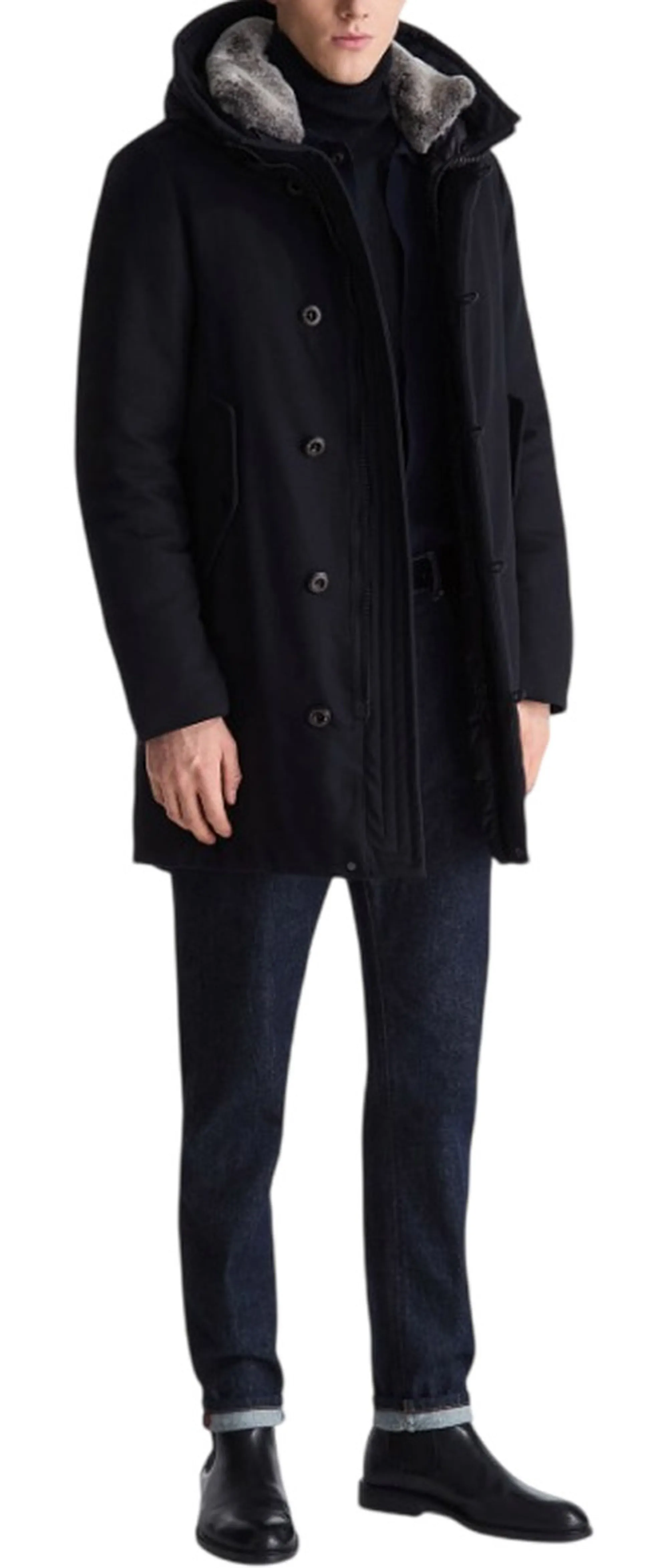 Peuterey B'Parka Kasa Ki 04 Fur' Blu Peu5971 193449