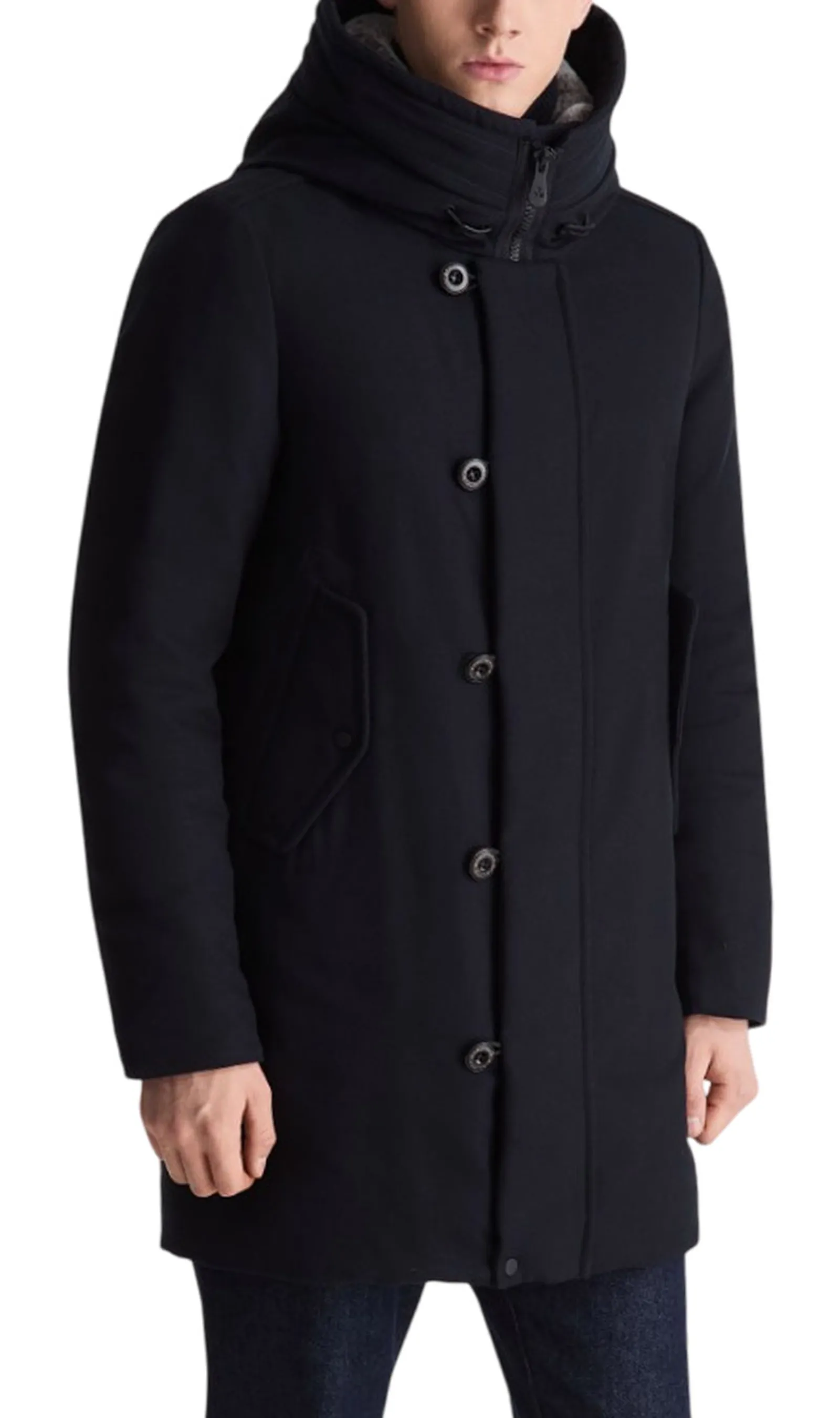 Peuterey Parka Kasa Ki 04 Fur Blu Peu5971 193450