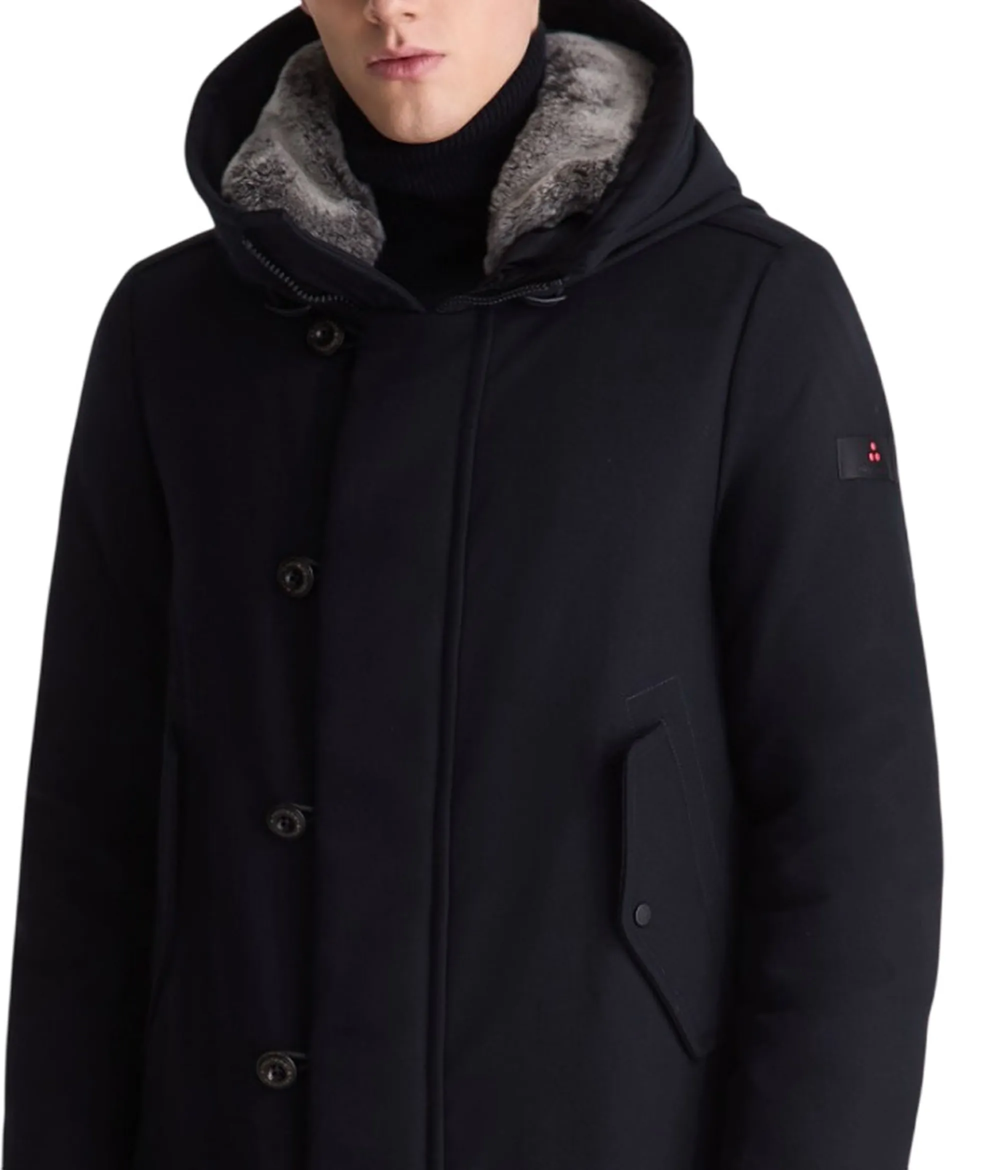 Peuterey B'Parka Kasa Ki 04 Fur' Blu Peu5971 193456