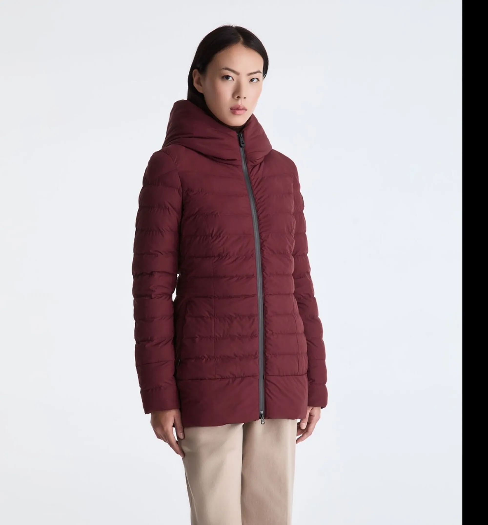 Peuterey B'Campbell Ag Down Jacket' Plum Red Ped5419 192522