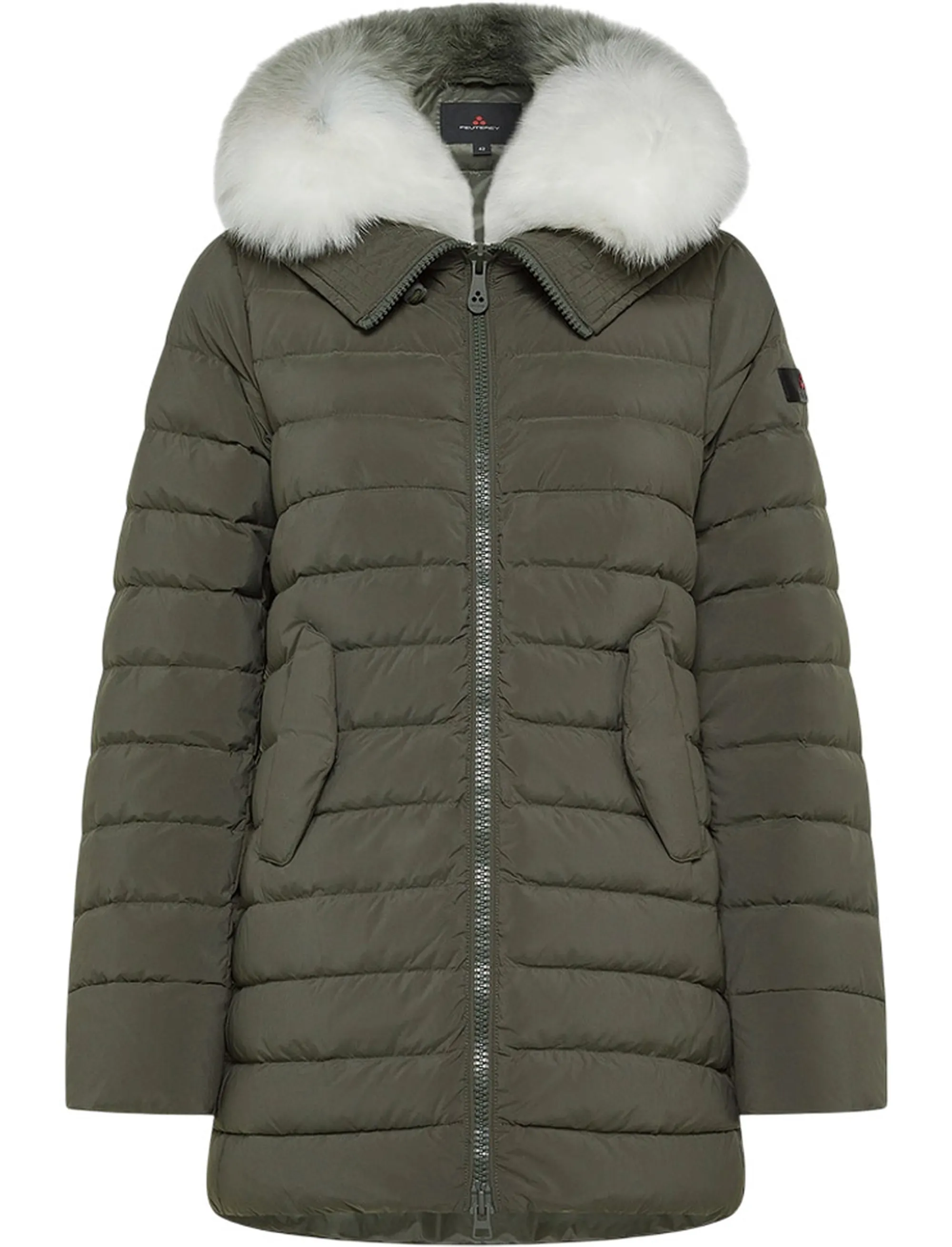 Peuterey Piumino Itoka Ml Fur Verde Edera Ped4017 161019