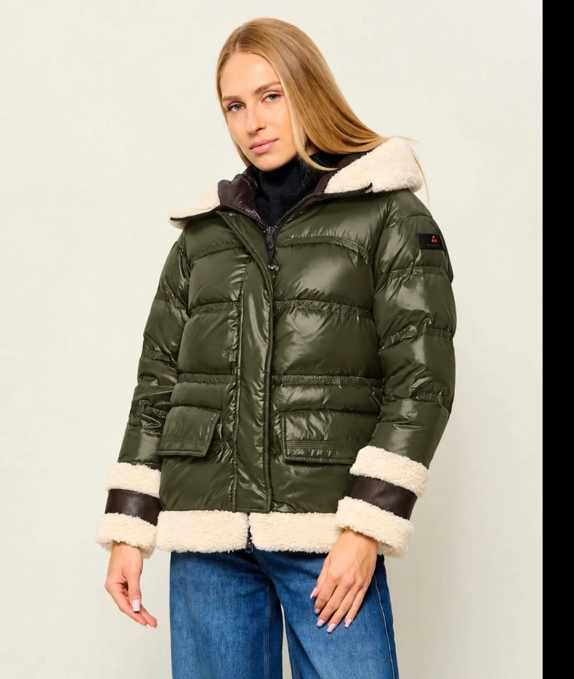 Peuterey Piumino Kunto Bg 02 Ecofur Verde Ped5886 200599