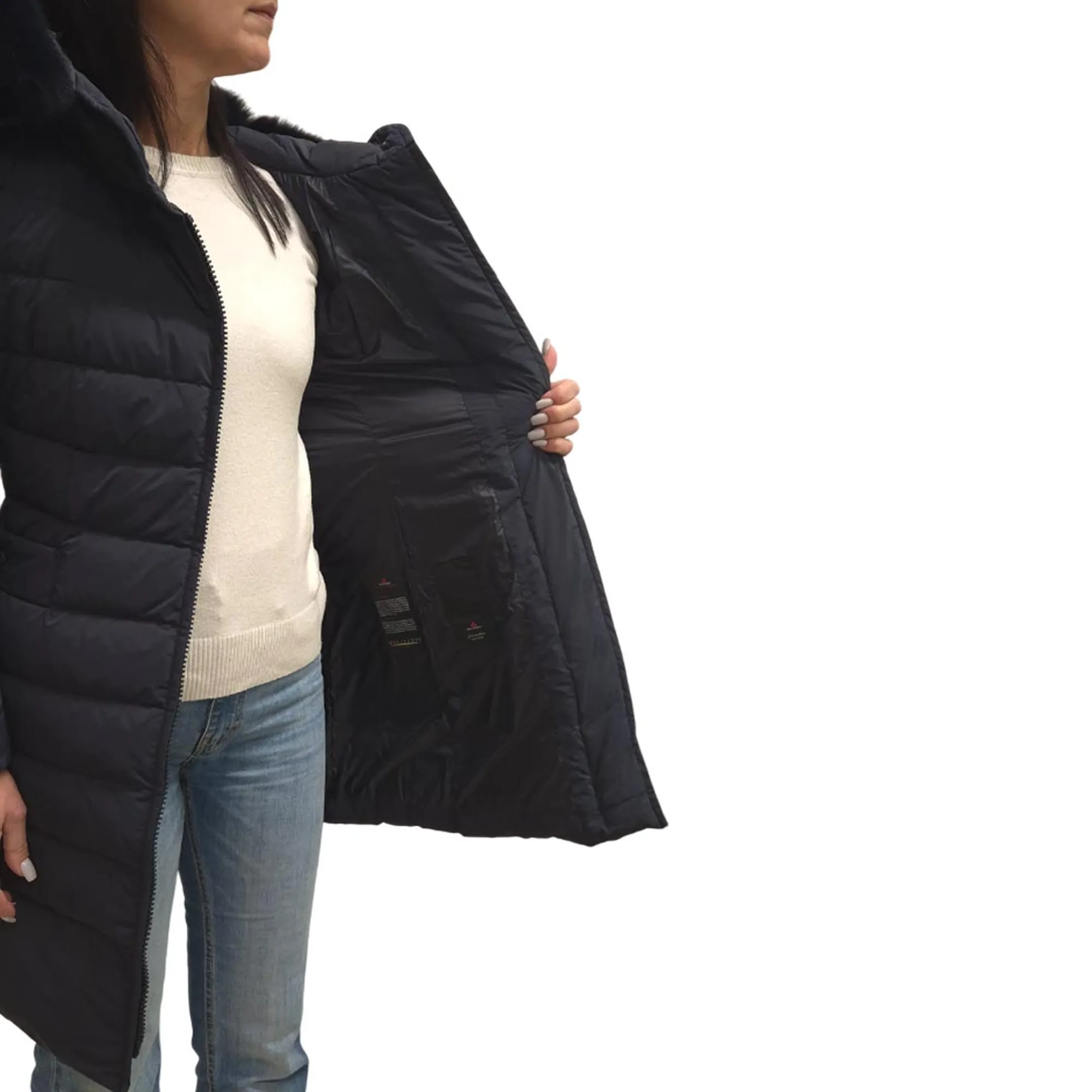 Peuterey Piumino Seriola Ml 06 Fur Blu Ped5458 168661