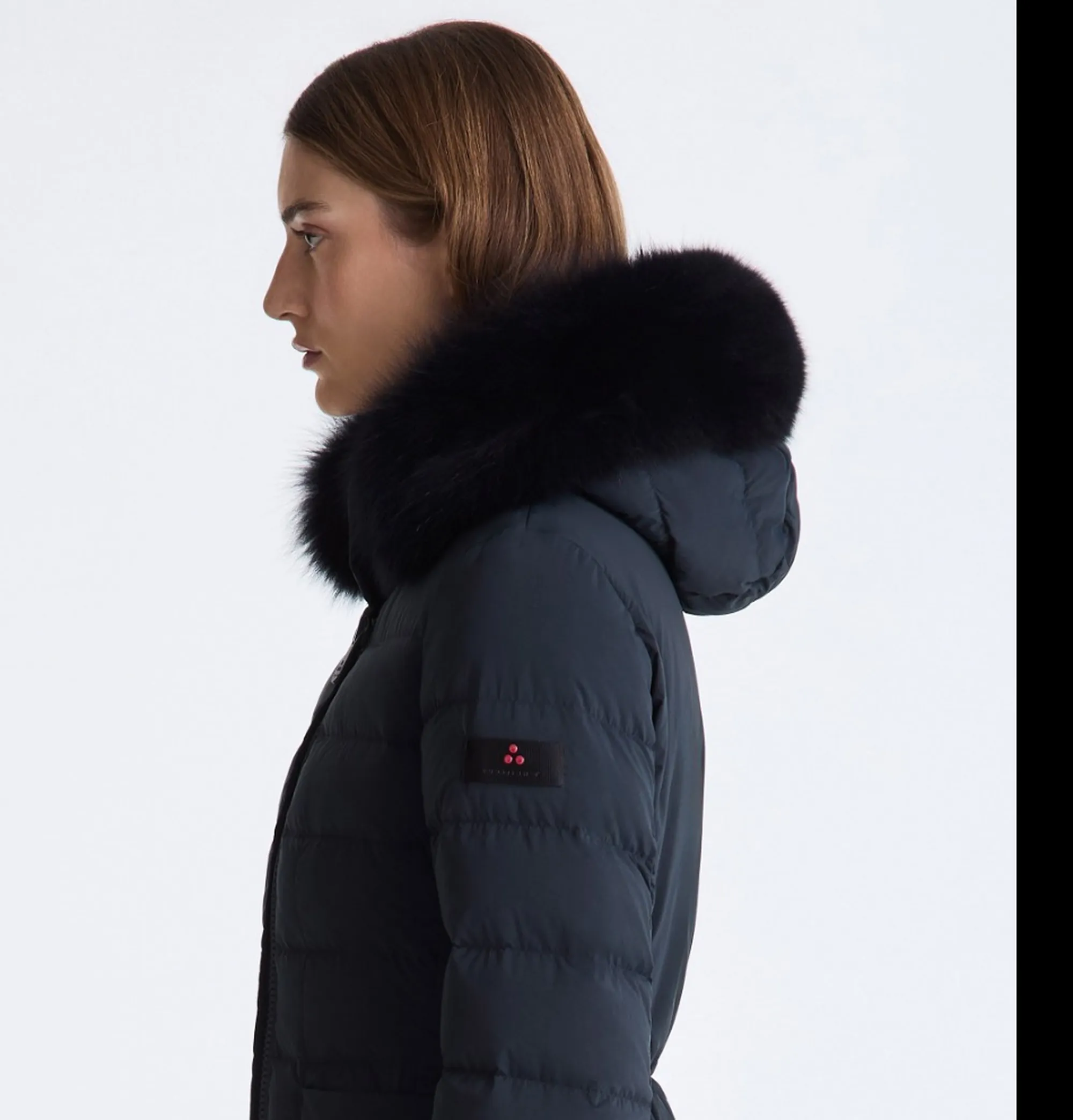 Peuterey B'Seriola Down Jacket Ml 06 Fur' Blu Ped5458 192671
