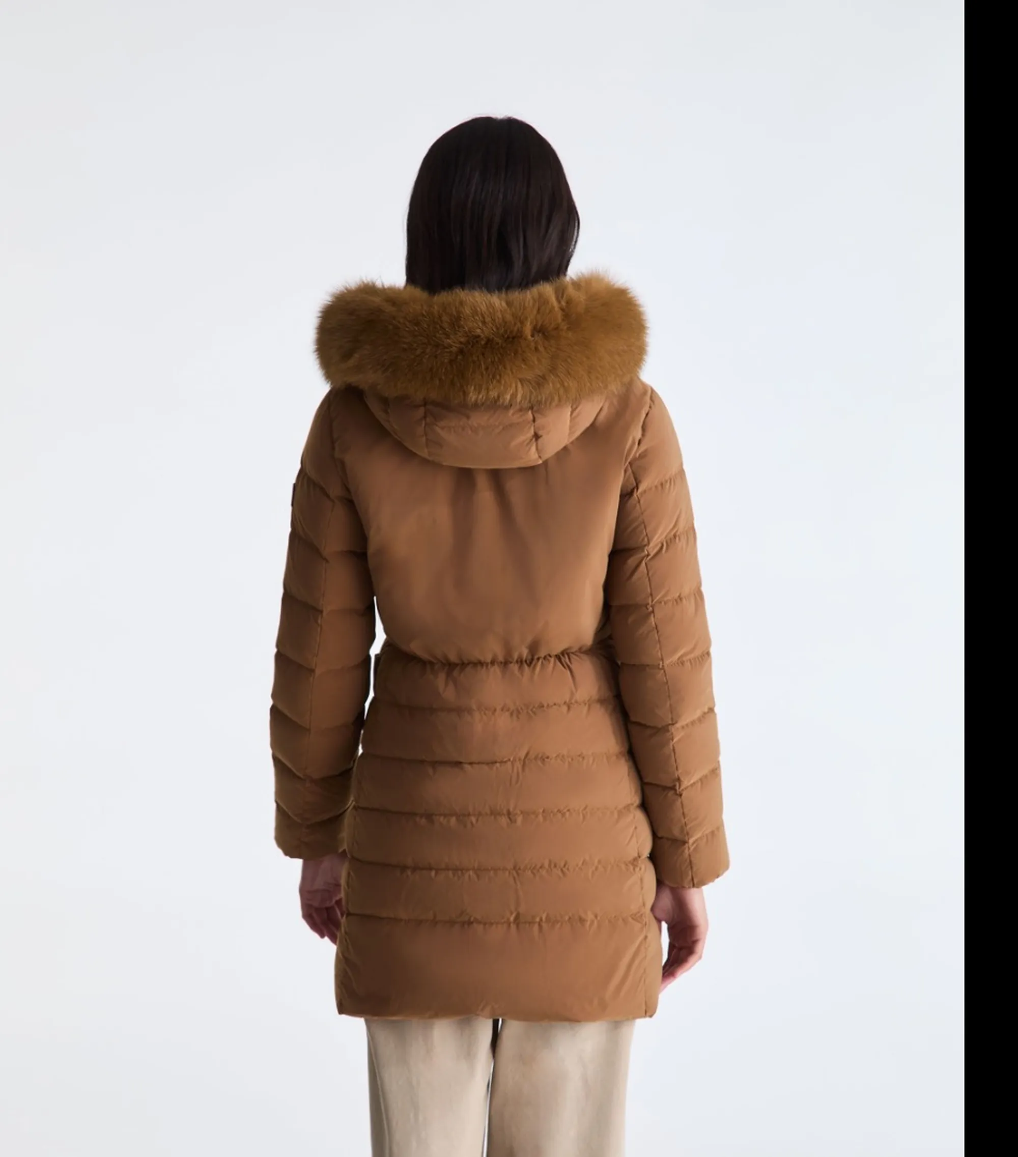 Peuterey B'Seriola Down Jacket Ml 06 Fur' Walnuts Ped5458 192554